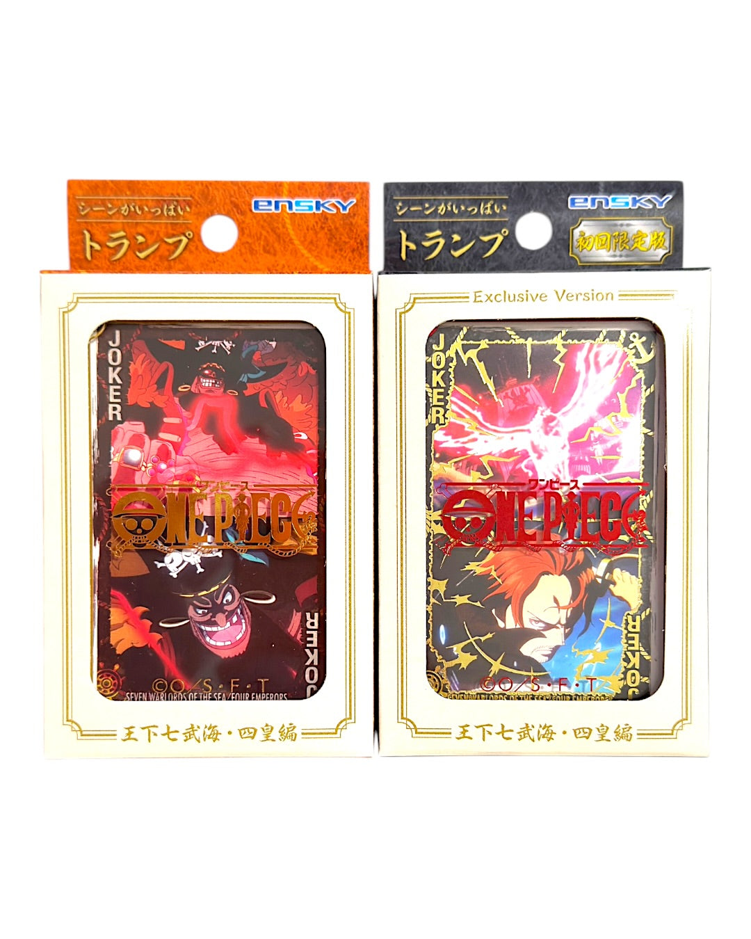 card game poker cards one piece ONE PIECE Scene-Filled Playing Cards: The Seven Warlords of the Sea and  Four Emperors Edition| Anime Cards Singapore – Cardvo