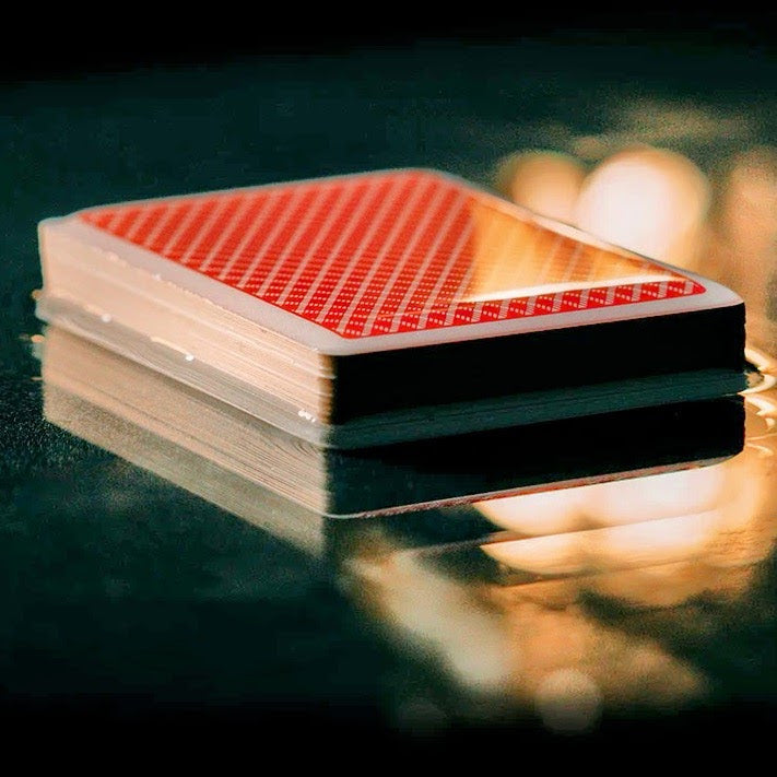 Bee Premium Plastic Gold Playing Cards Jumbo Index Waterproof Deck