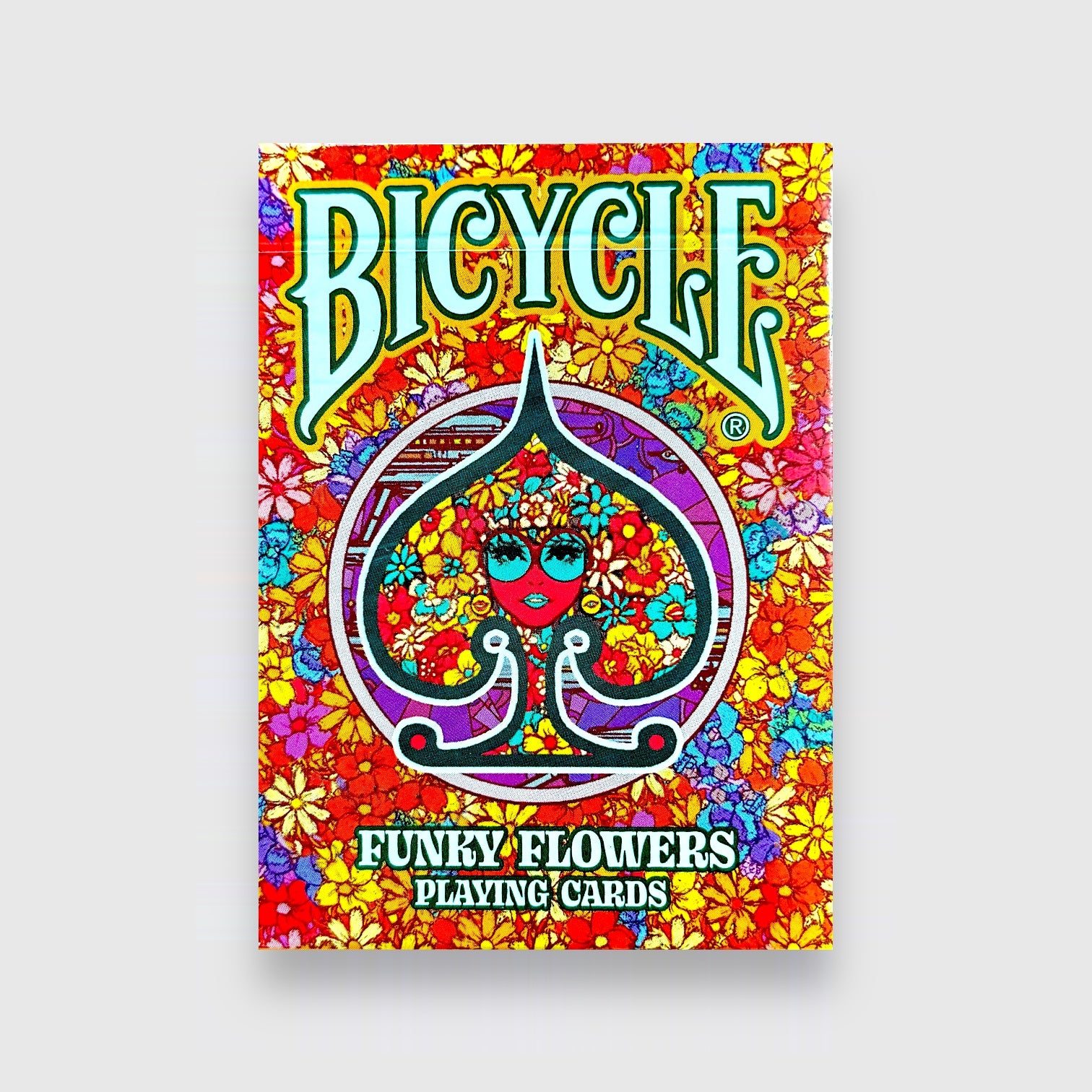 Bicycle Funky Flowers Playing Cards