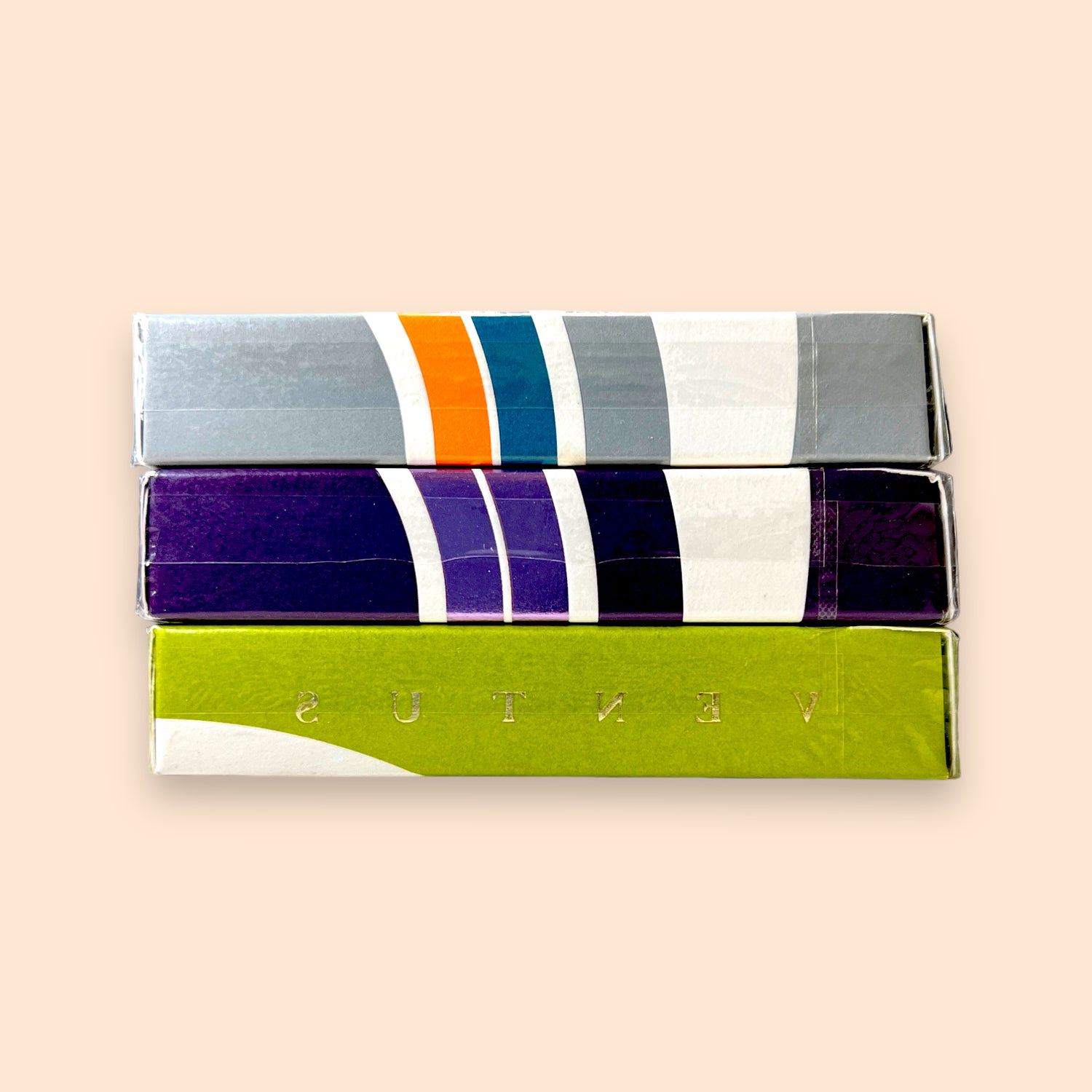 3 Decks Contra Ventus + Mauve Ventus + Avacado M Guac Ventus playing cards