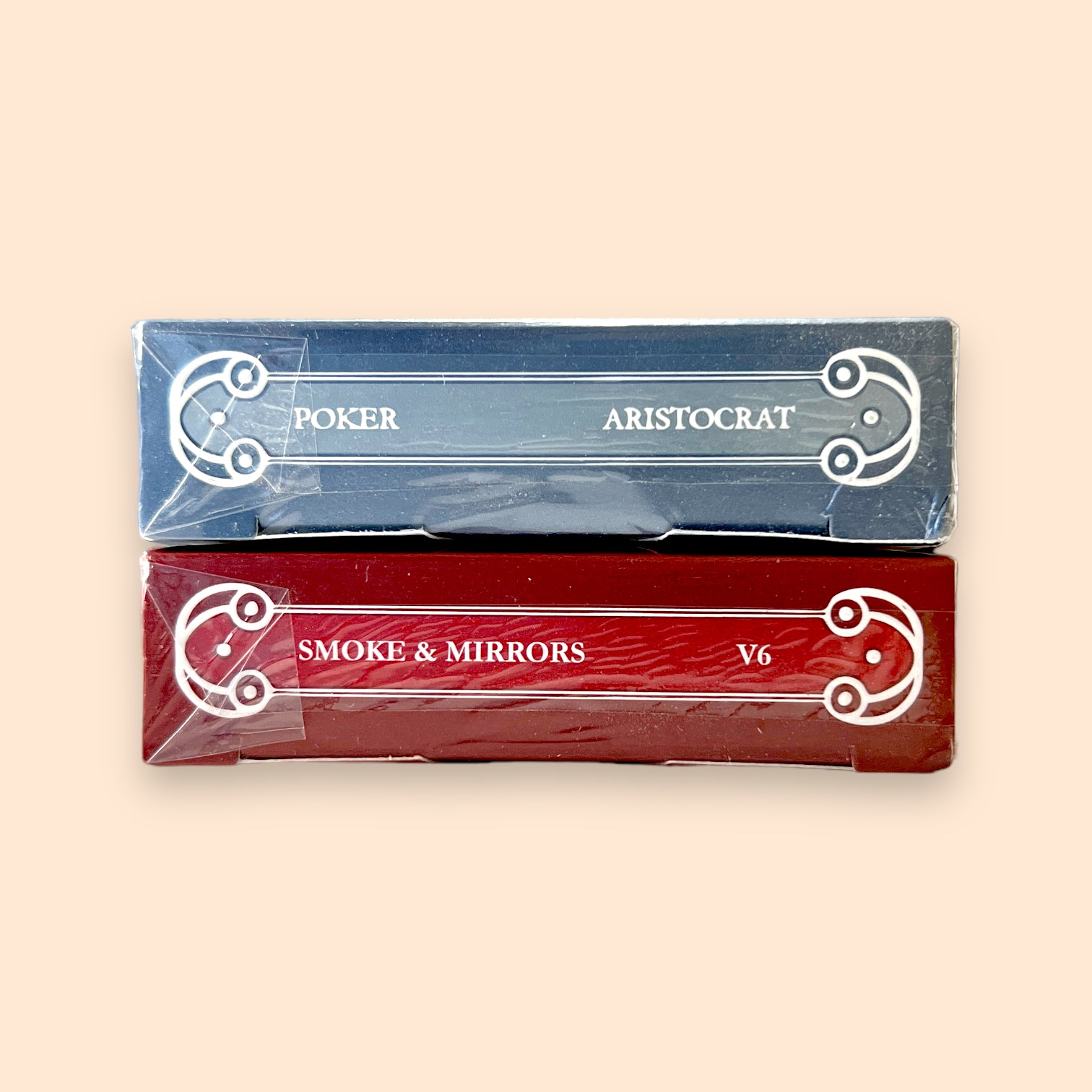 2 Decks Smoke & Mirrors V5 + V6 playing cards