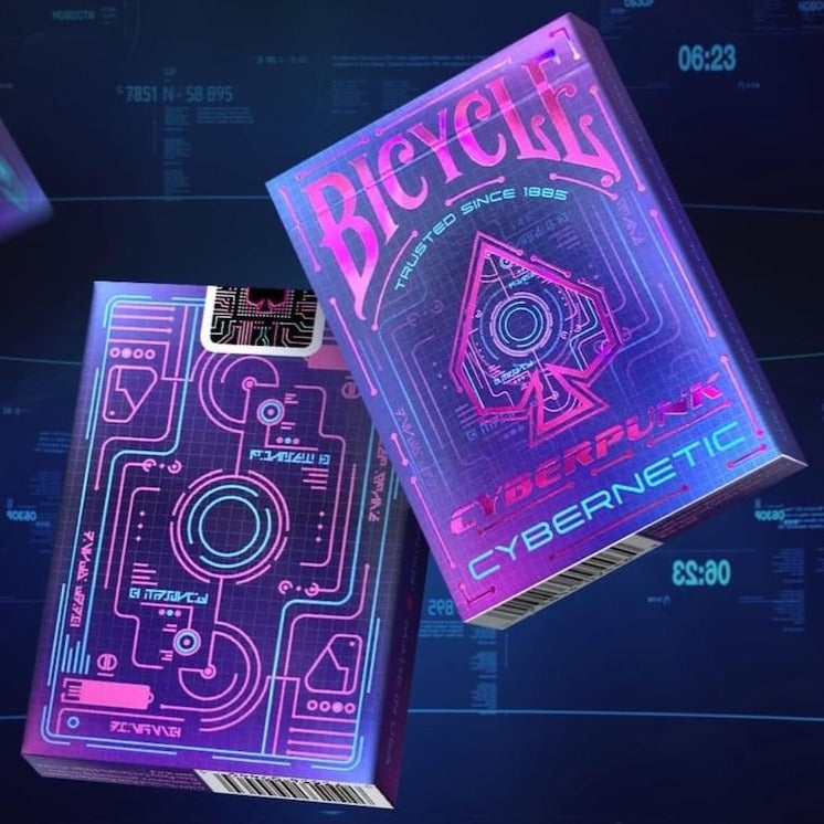 Bicycle Cyberpunk Cybercity Hardwired Cybernetic Playing Cards