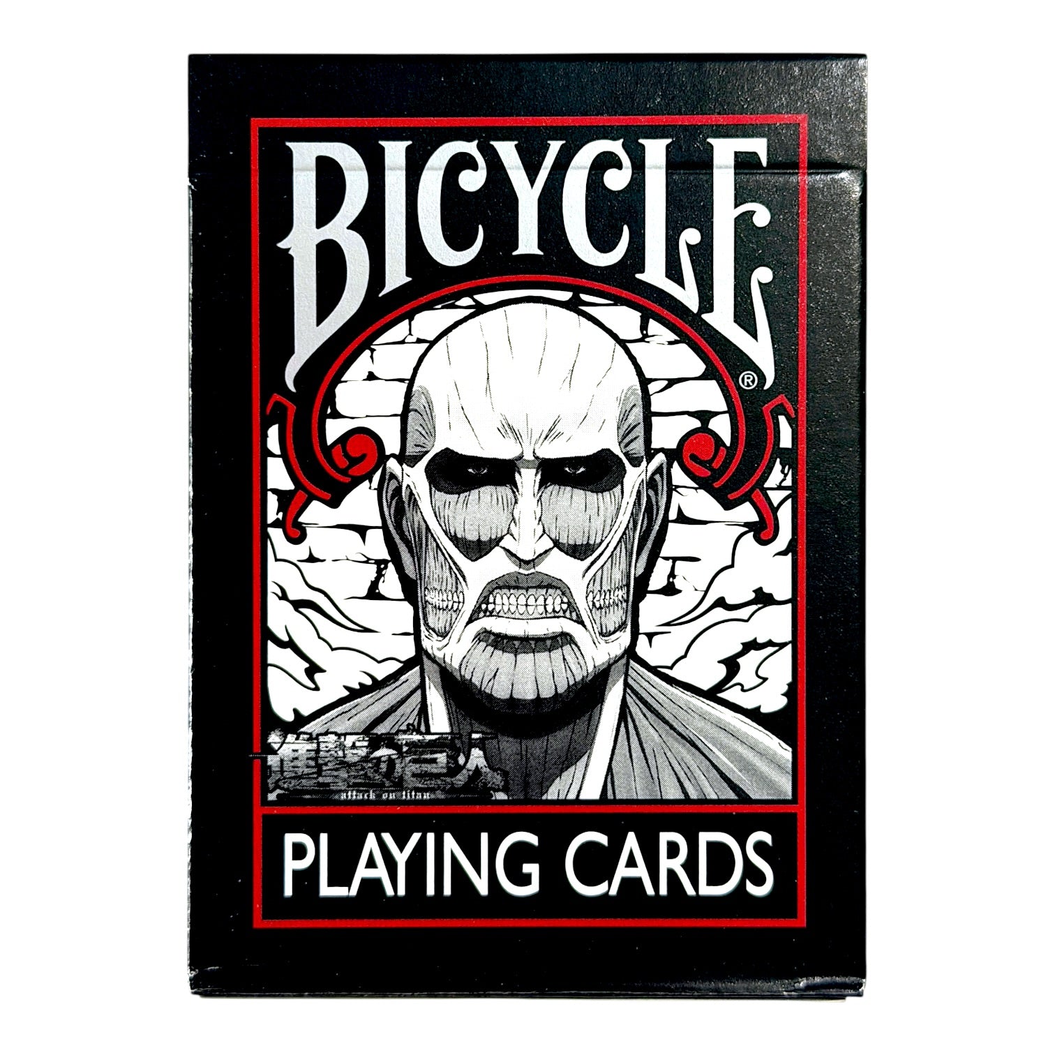 Bicycle Attack on Titan V2 Black Edition Shingeki no Kyojin Playing Cards Japan Manga