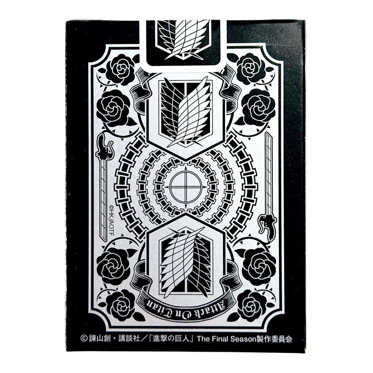 Bicycle Attack on Titan V2 Black Edition Shingeki no Kyojin Playing Cards Japan Manga
