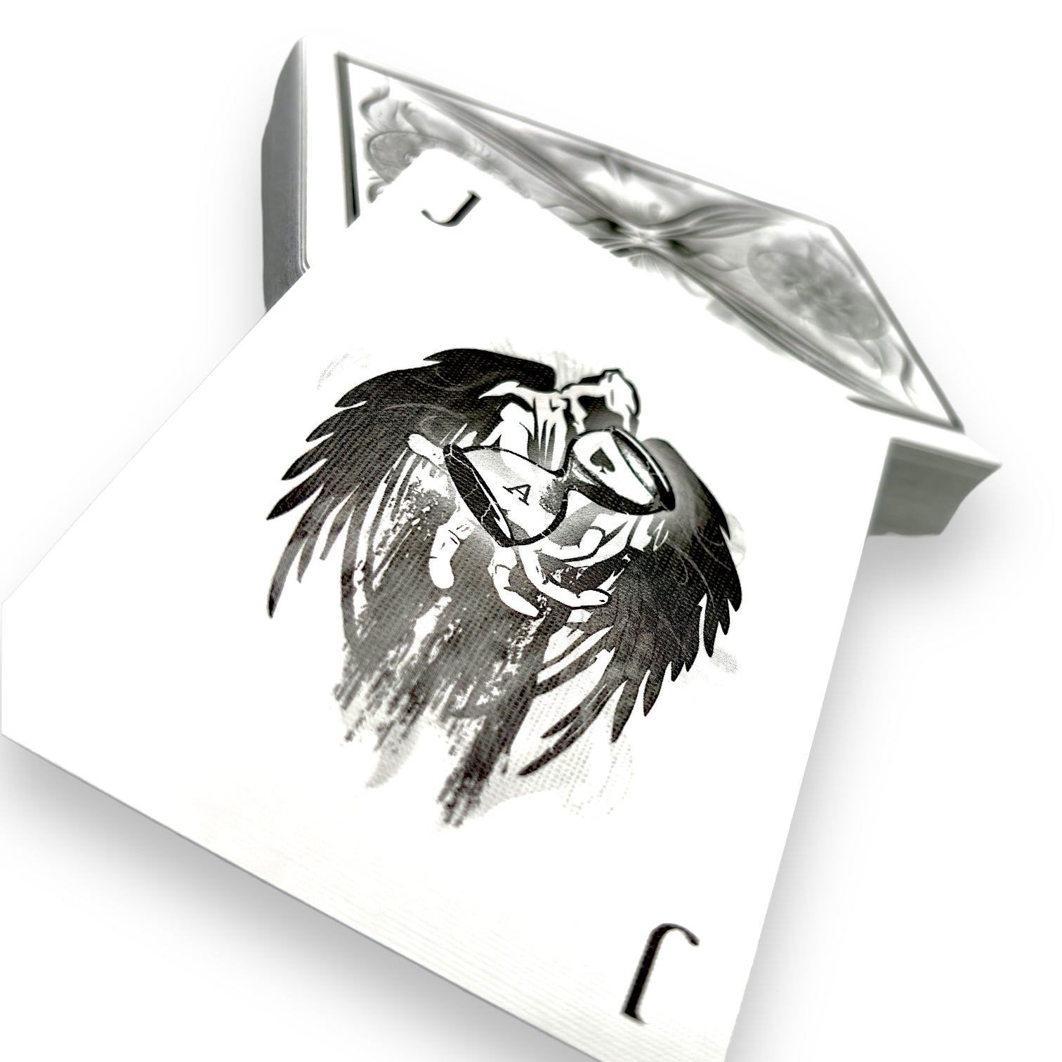 Bicycle White Vision Playing Cards