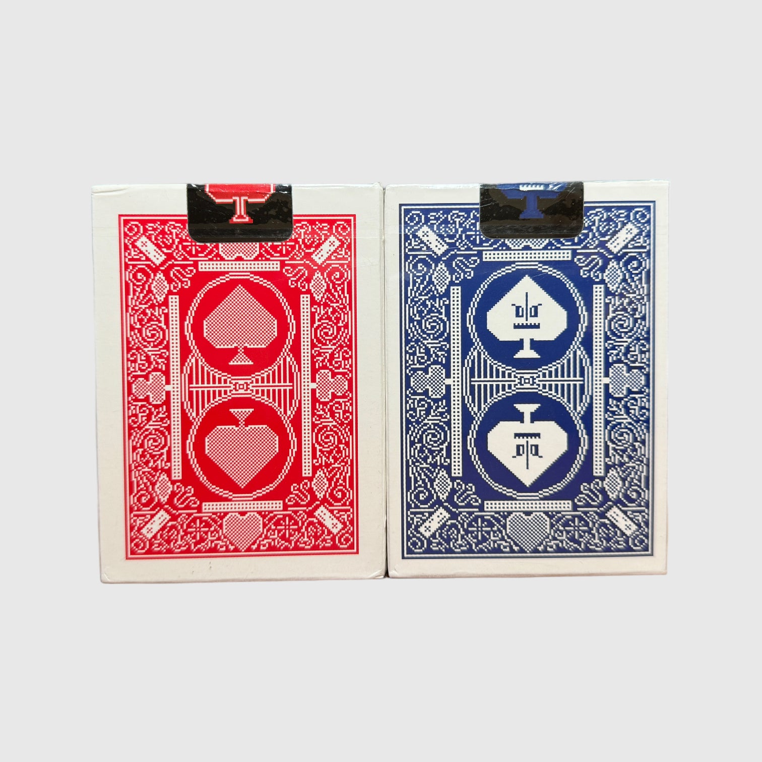 Bicycle 8-Bit Playing Cards Red + Blue Set