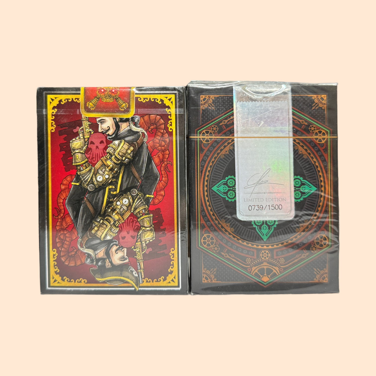 Bicycle Steampunk Pirates Black Flag + Bandits Colored Limited Edition Playing cards