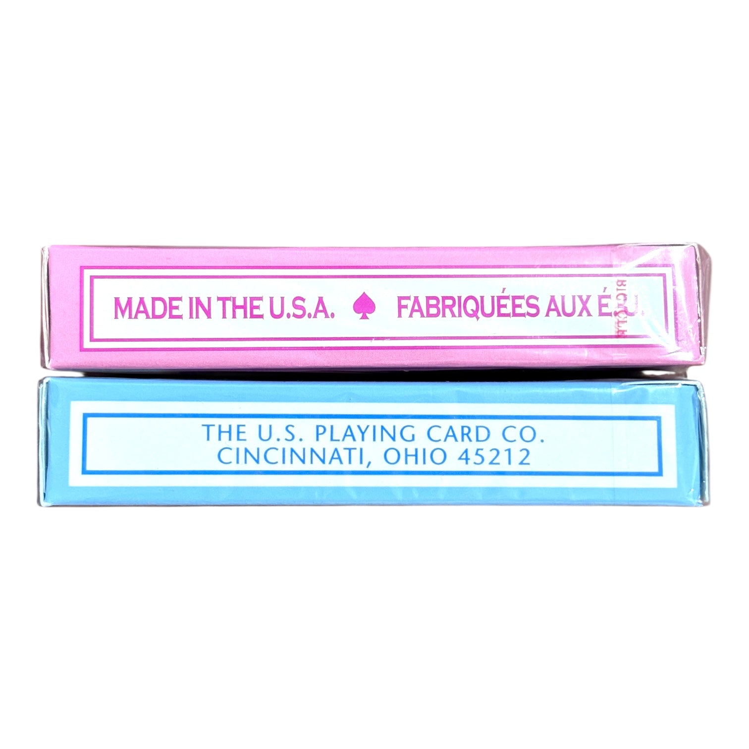 Bicycle Pastel Baby blue & Fashion Pink Playing Cards