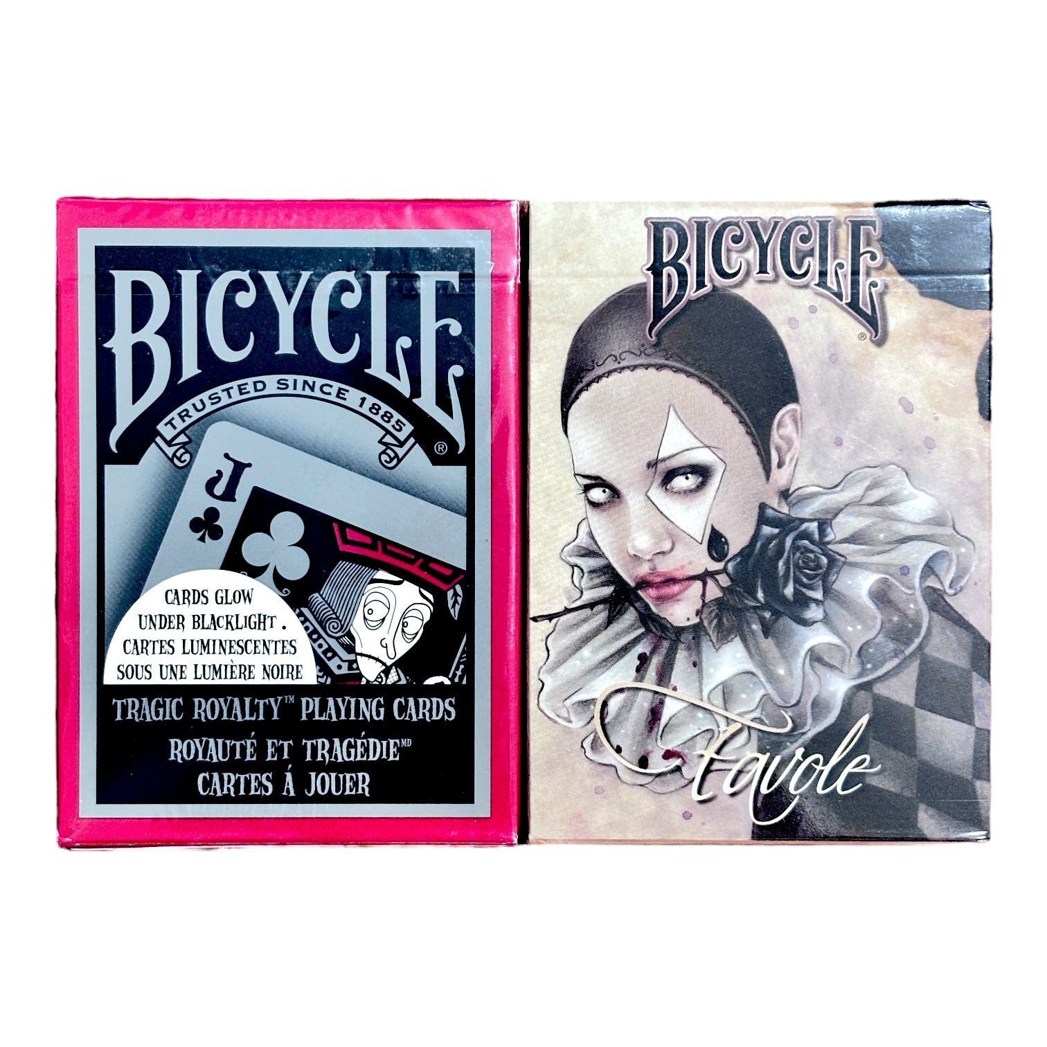 Bicycle Tragic Royalty & Favole Playing Cards Vintage series