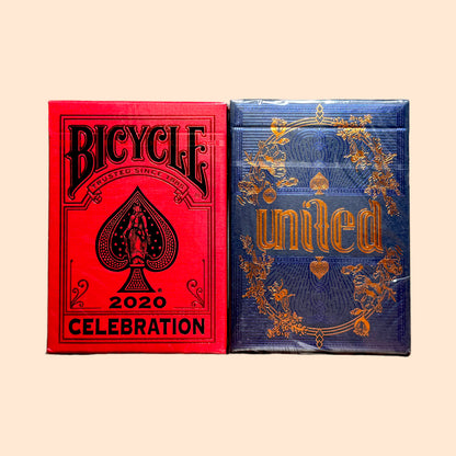 2020 Bicycle Celebration &amp; United Playing Cards by Cartamundi
