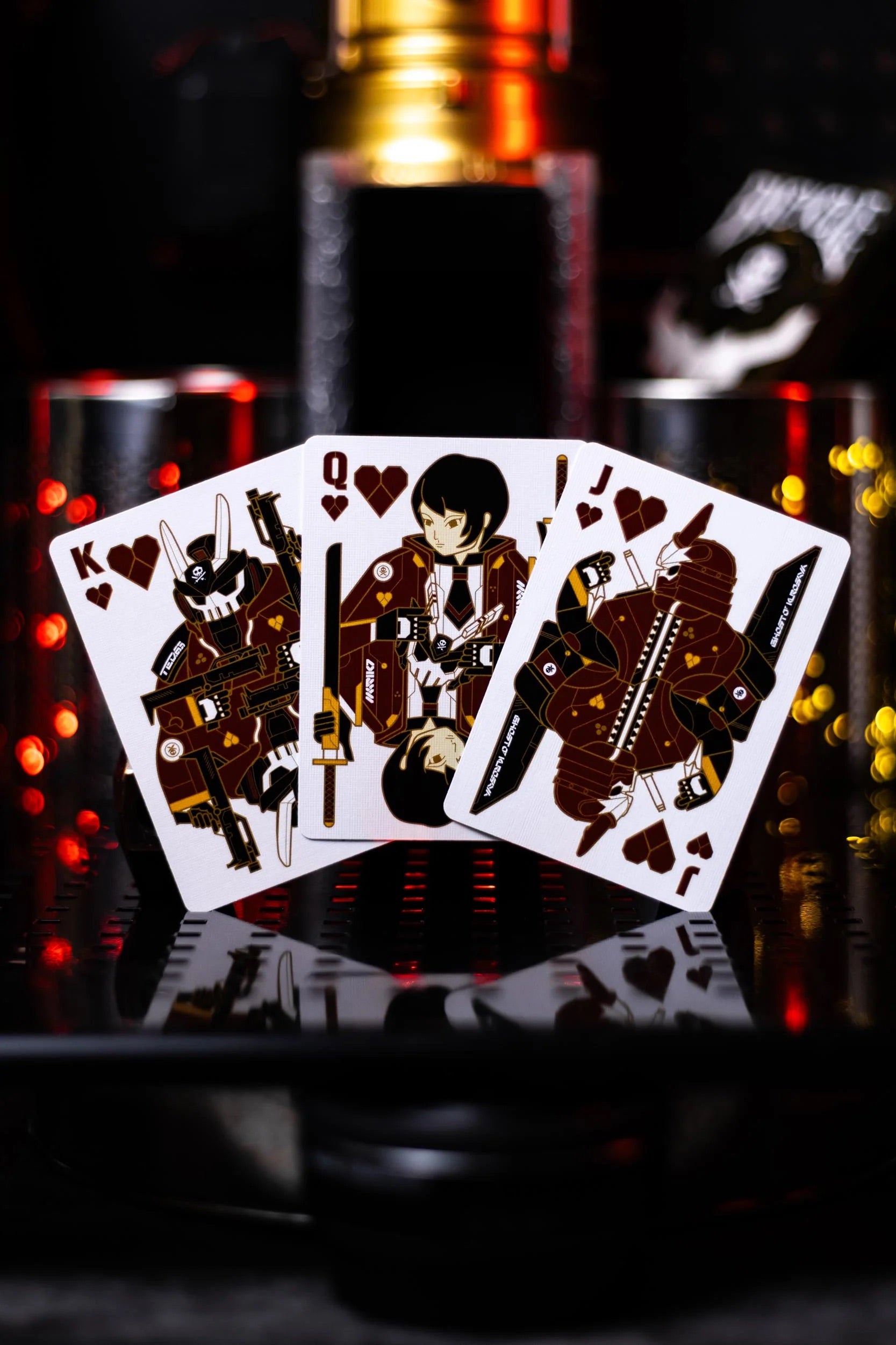 Bicycle Quiccs OG Black & Ghost White Playing Cards