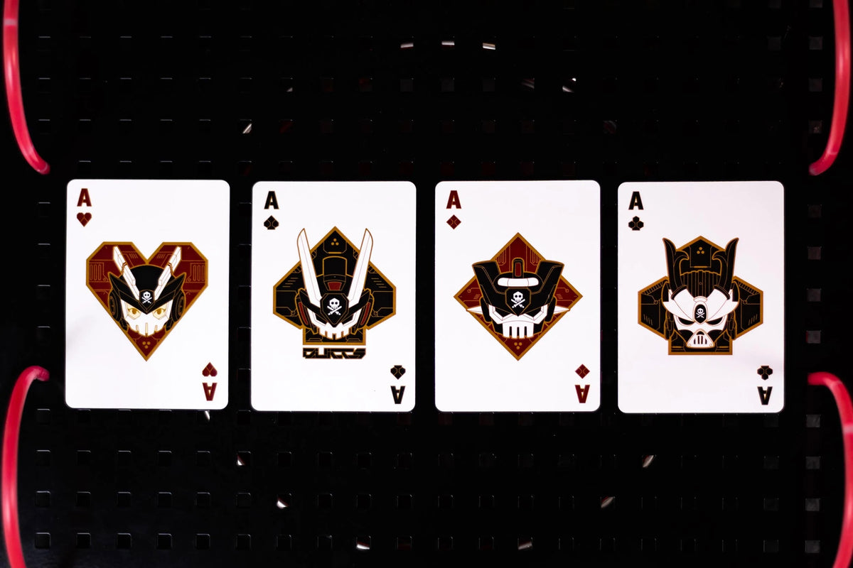 Bicycle Quiccs OG Black & Ghost White Playing Cards