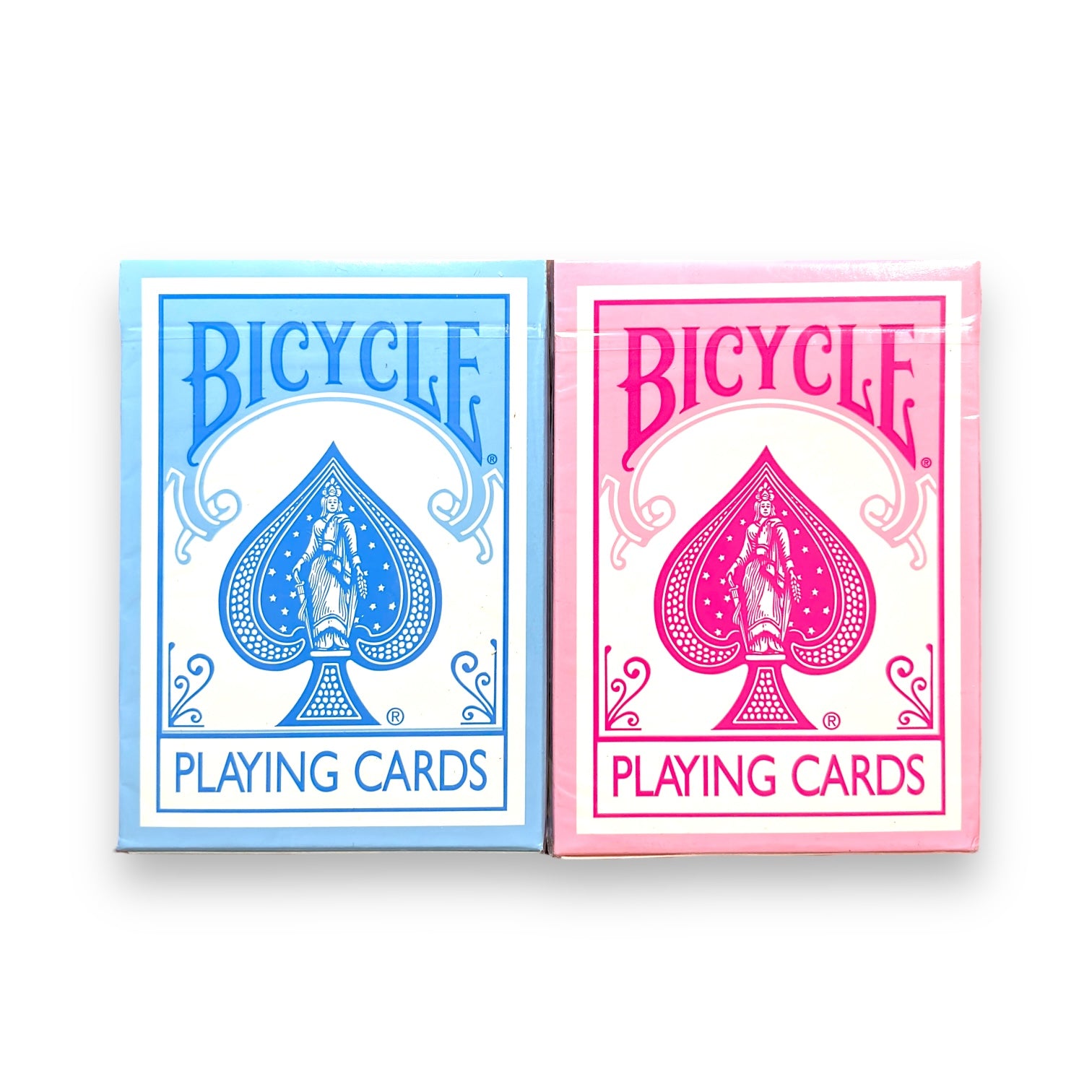 Bicycle Pastel Baby blue & Fashion Pink Playing Cards