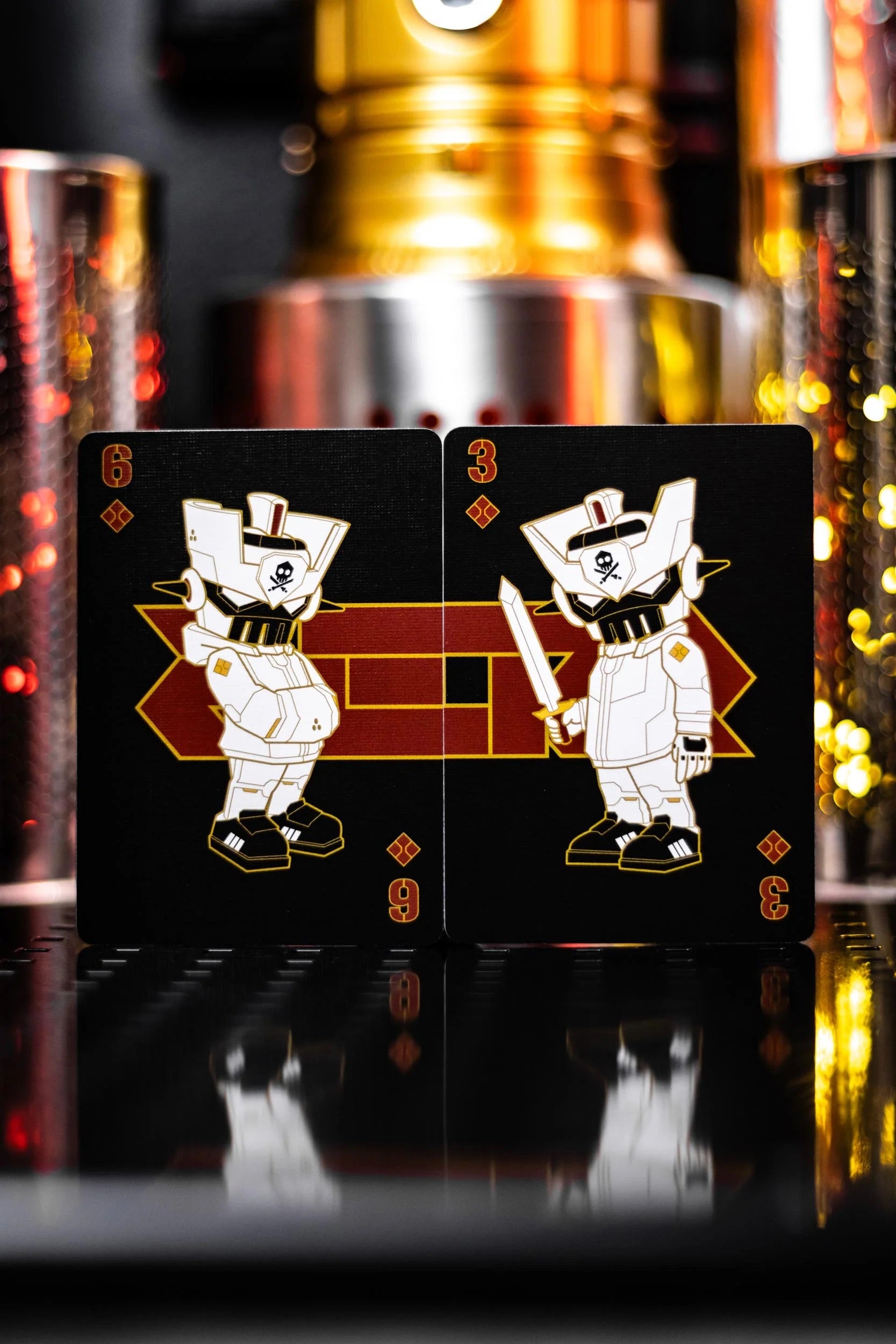 Bicycle Quiccs OG Black & Ghost White Playing Cards