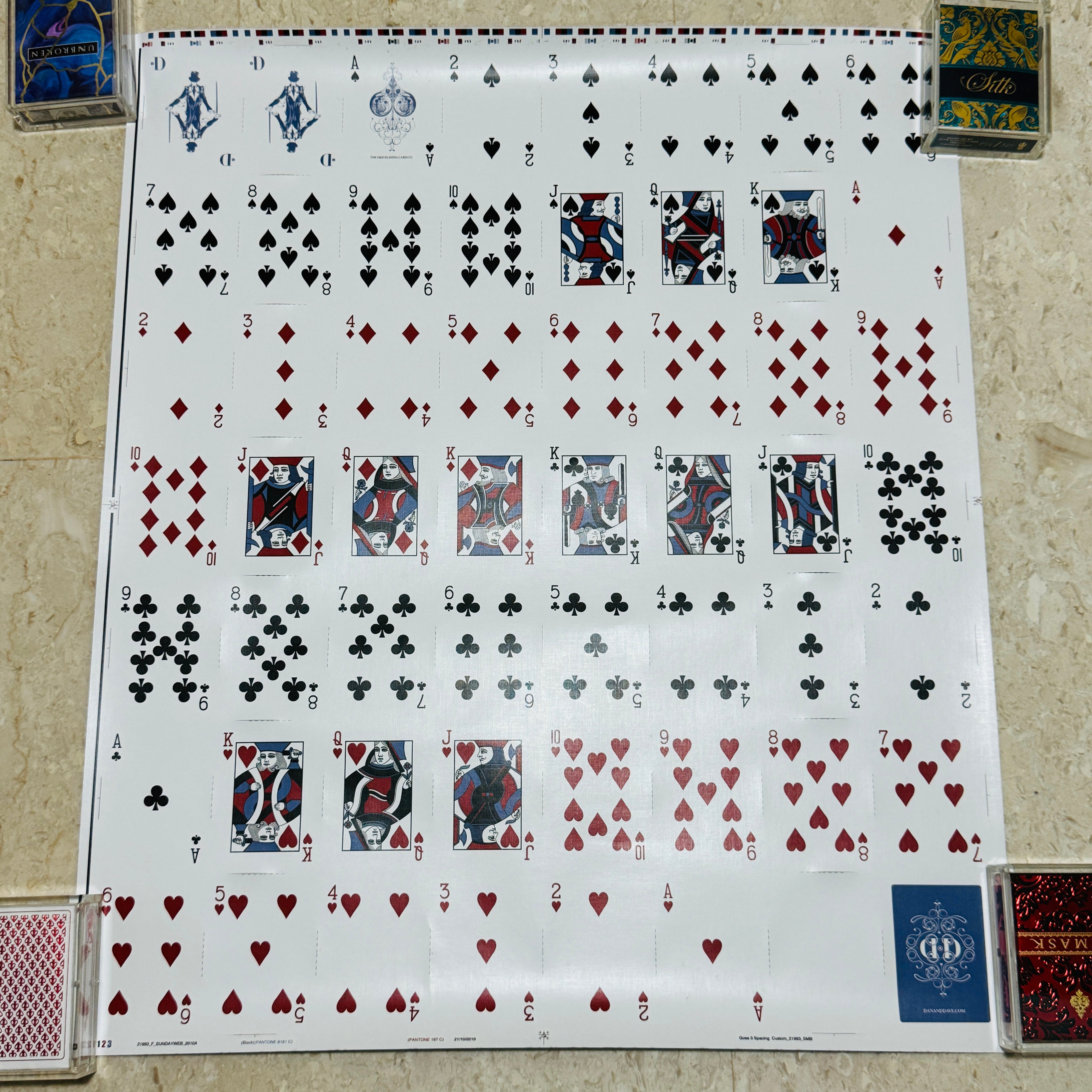 Smoke & Mirrors V5 Denim Blue Uncut Sheet