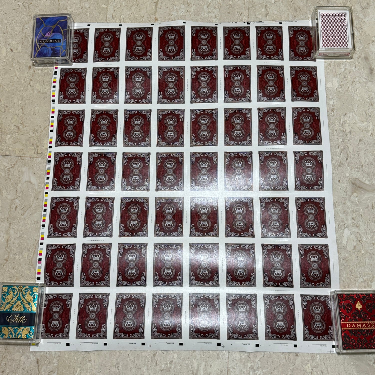 Smoke & Mirrors V5 Denim Blue Uncut Sheet