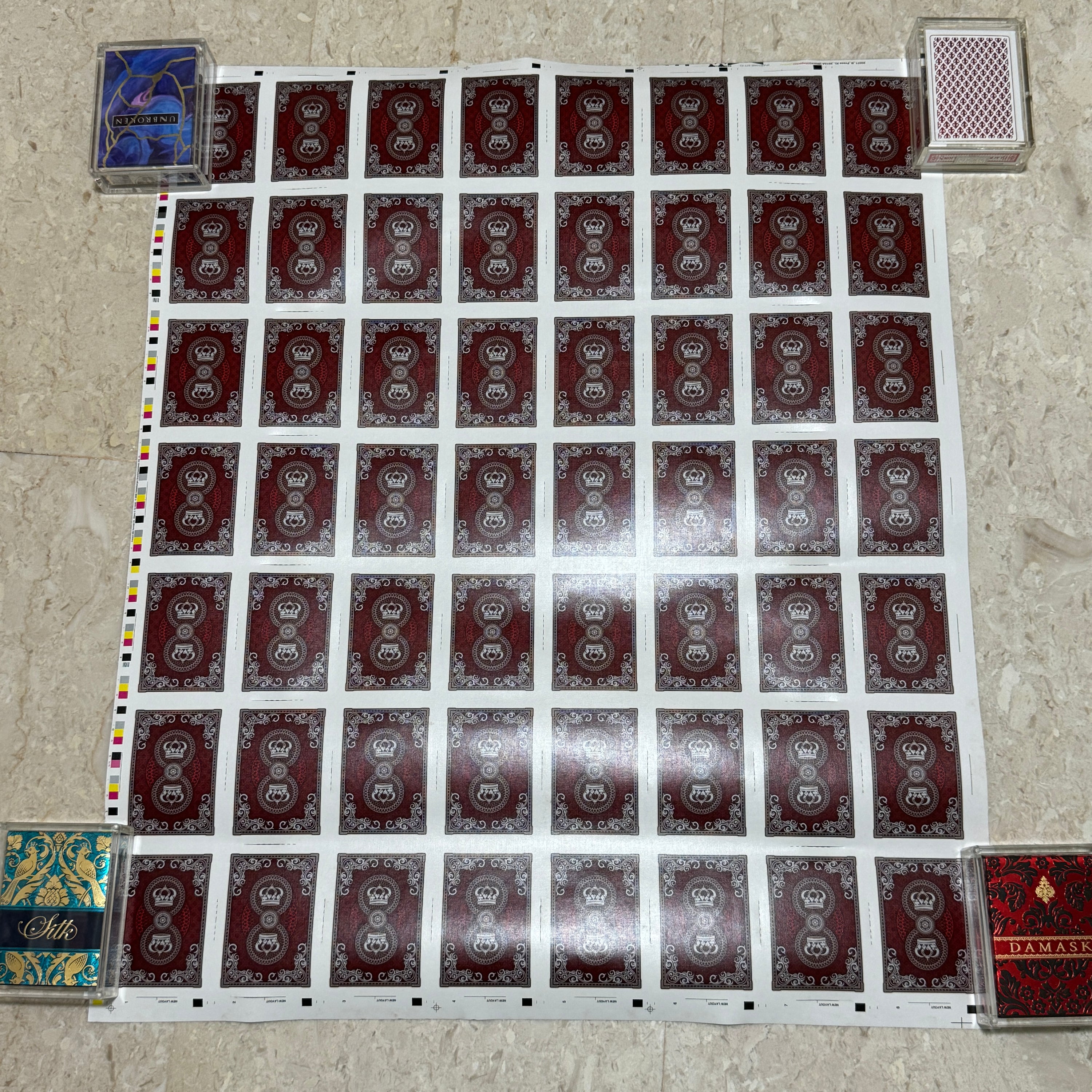 Smoke & Mirrors V5 Denim Blue Uncut Sheet