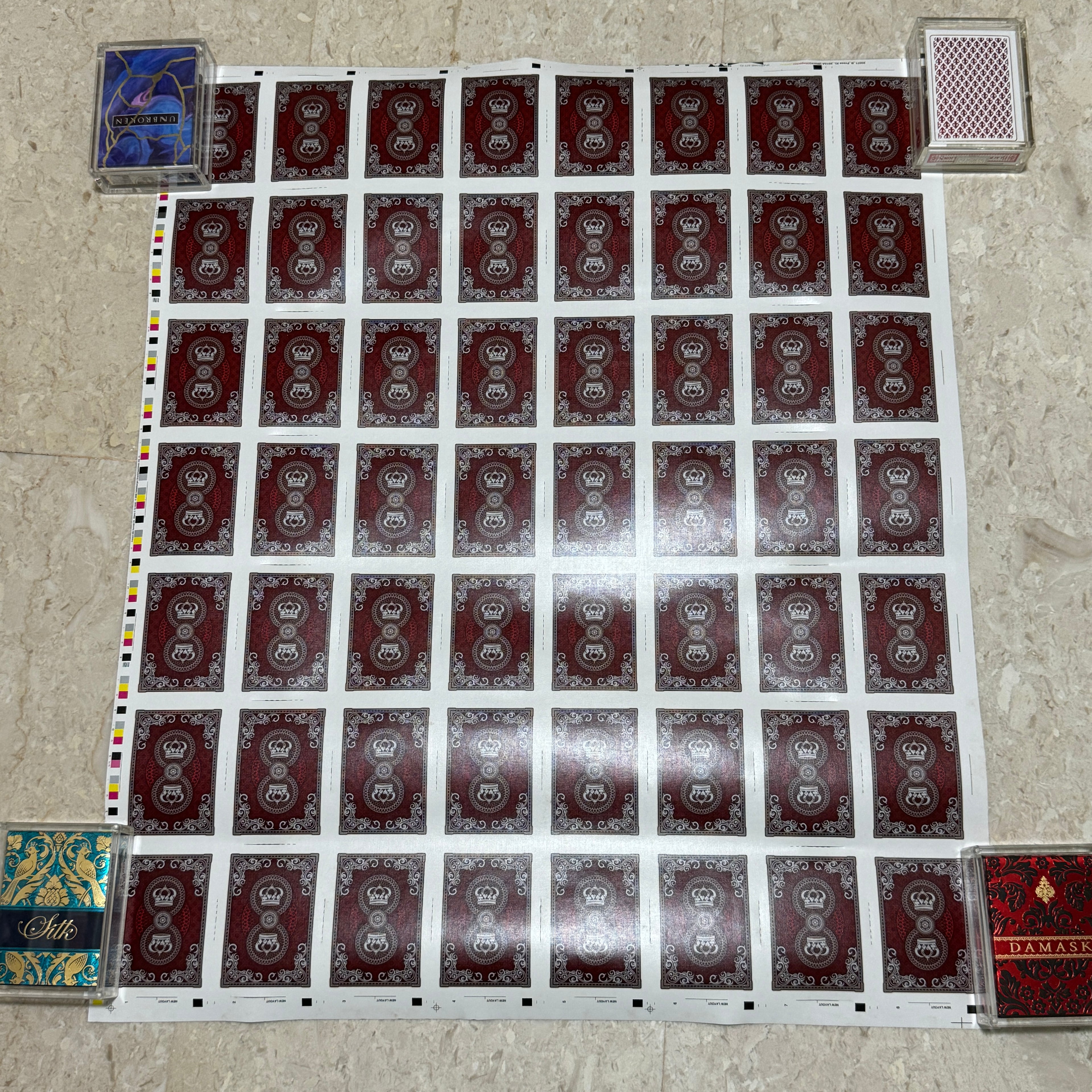 Smoke & Mirrors V5 Denim Blue Uncut Sheet