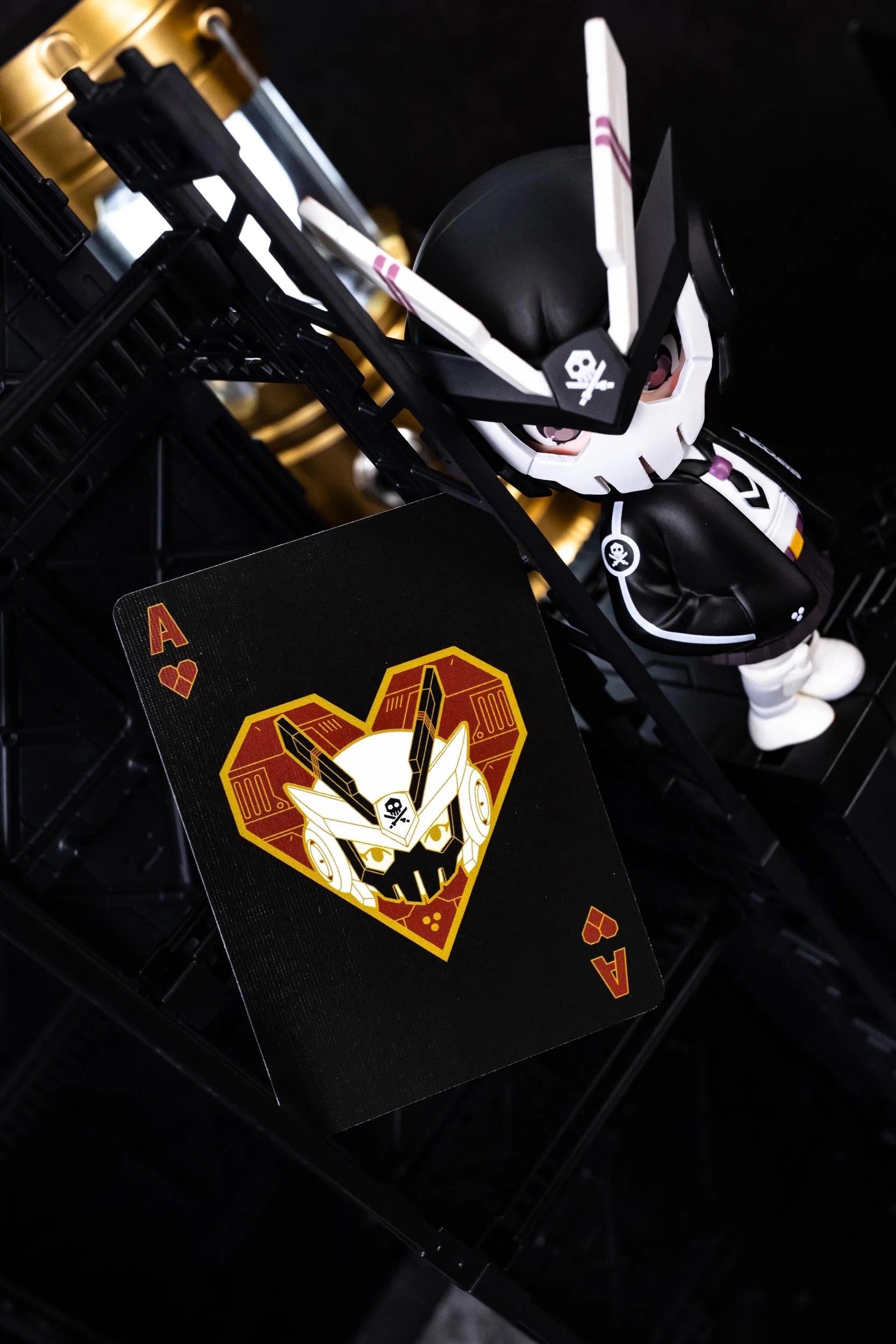 Bicycle Quiccs OG Black & Ghost White Playing Cards