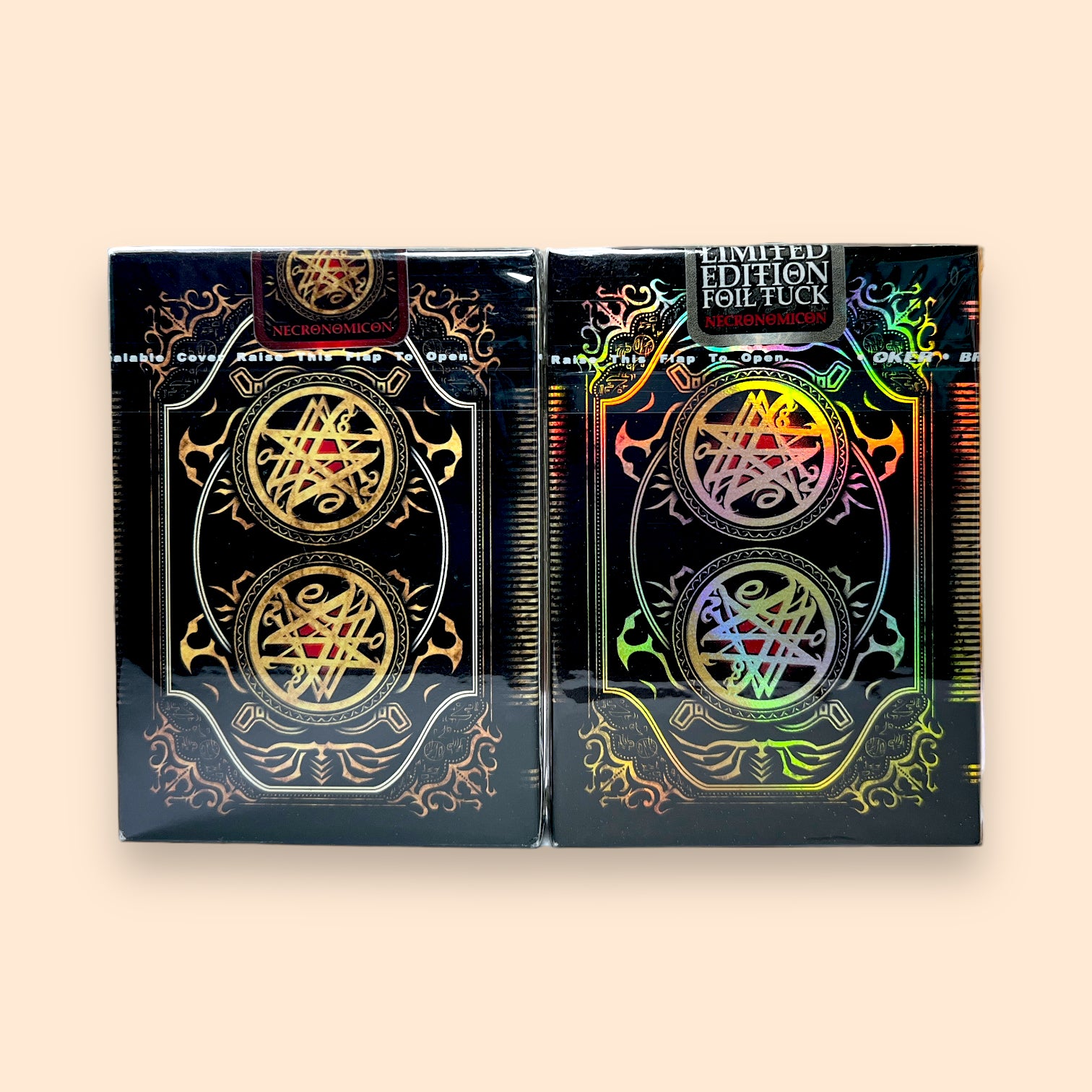 Bicycle Necronomicon Limited Foil Edition Playing Cards Signed