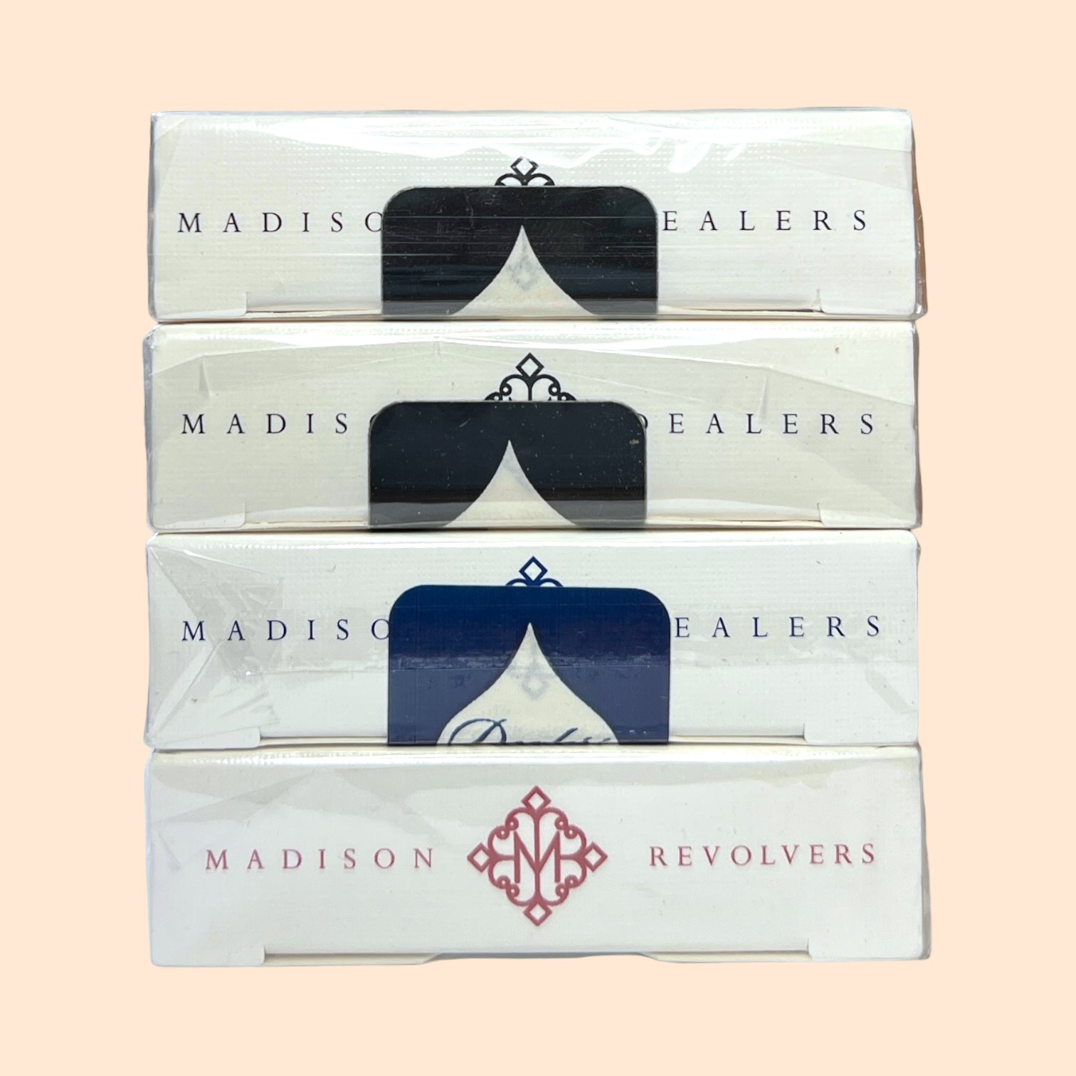 Black Blue Daniel Madison Dealers Red Revolvers 4 Decks Ellusionst Signed