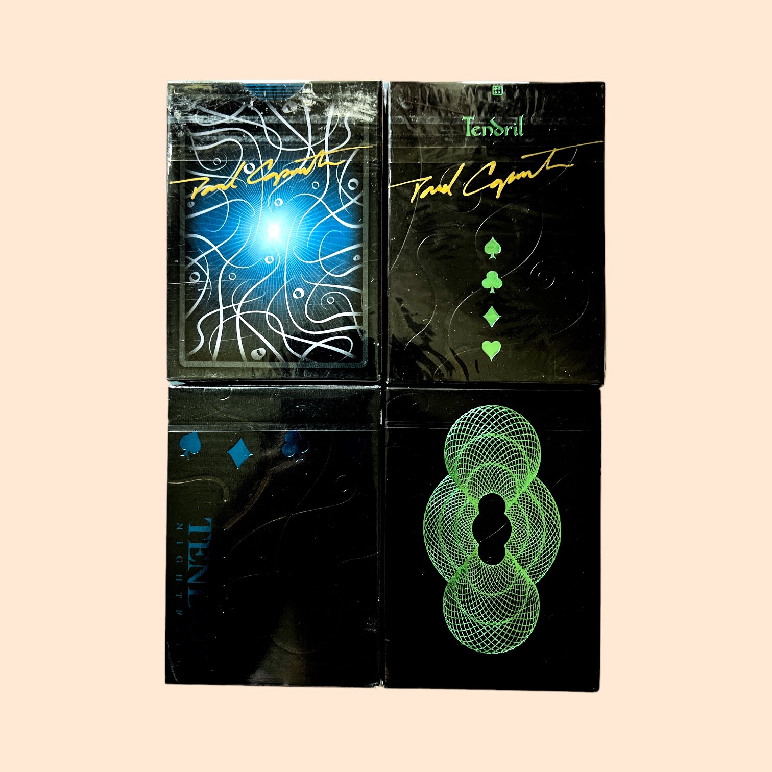 Tendril Ascendant and Nightfall Signed by Paul Carpenter Encarded 4 Decks