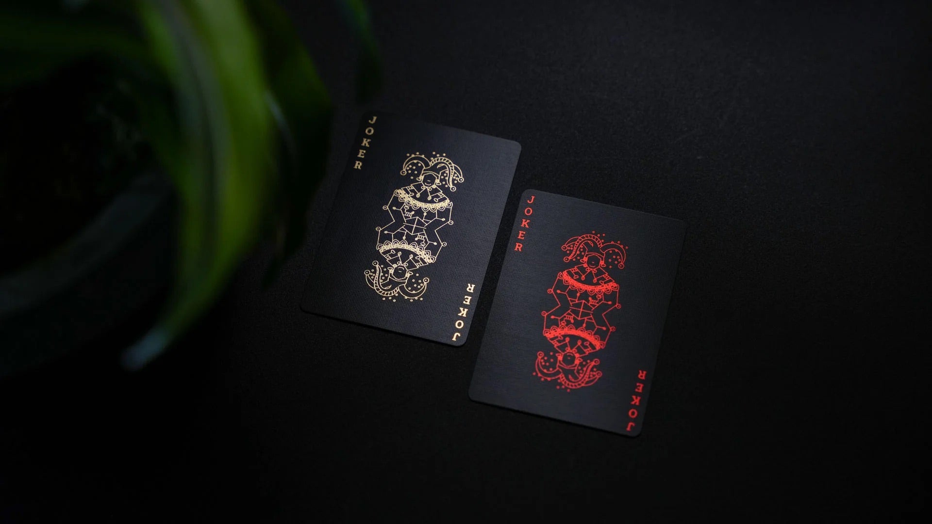 Labyrinthium Black Playing Cards