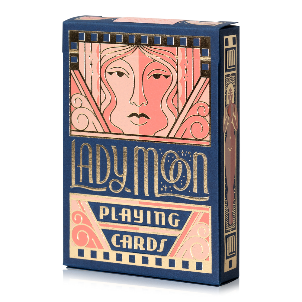 Lady Moon Playing Cards