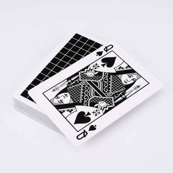 Checkerboard Midnight Playing Cards Anyone