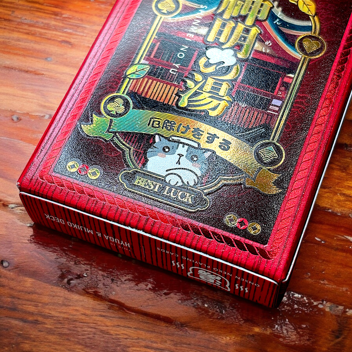 Onsen Neko Hot Spring Cat Playing Cards