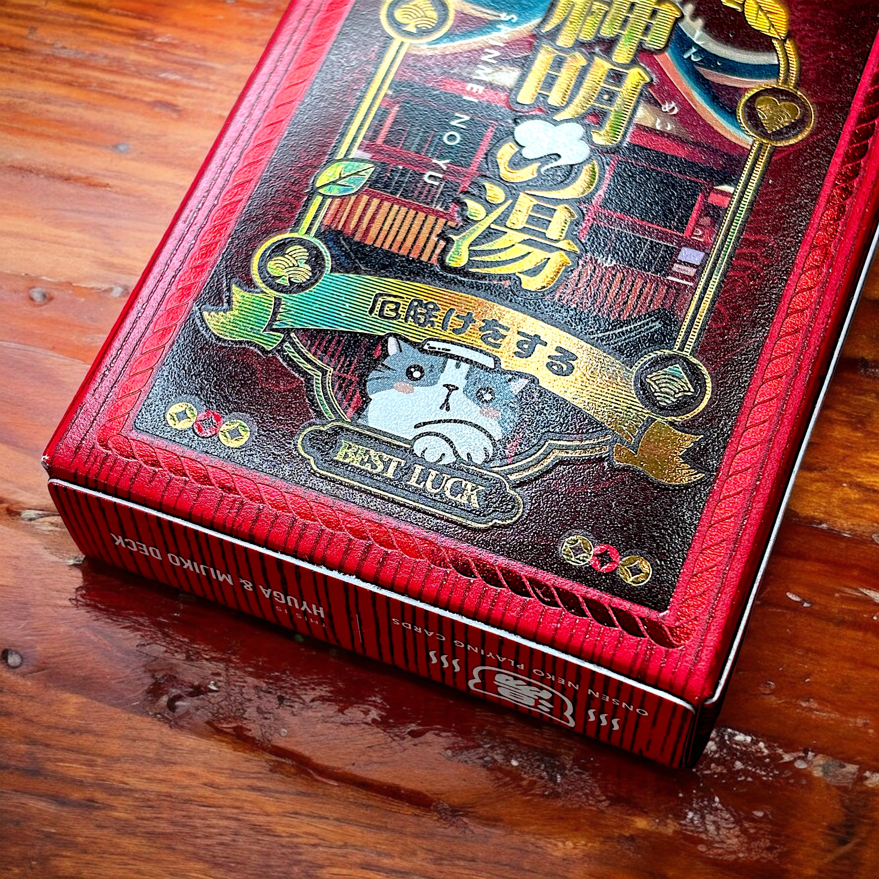 Onsen Neko Hot Spring Cat Playing Cards