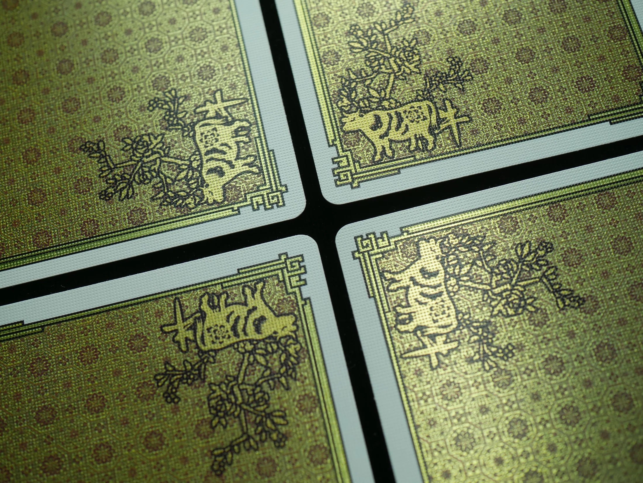 ZODIAC 2021 - Year of the OX Gold Foil Playing Cards