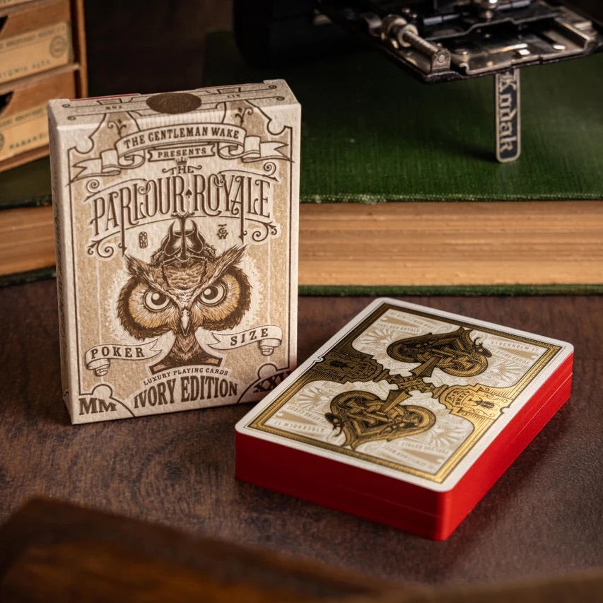 The Parlour Royale Ivory Edition (Red Edge Printing) Playing Cards
