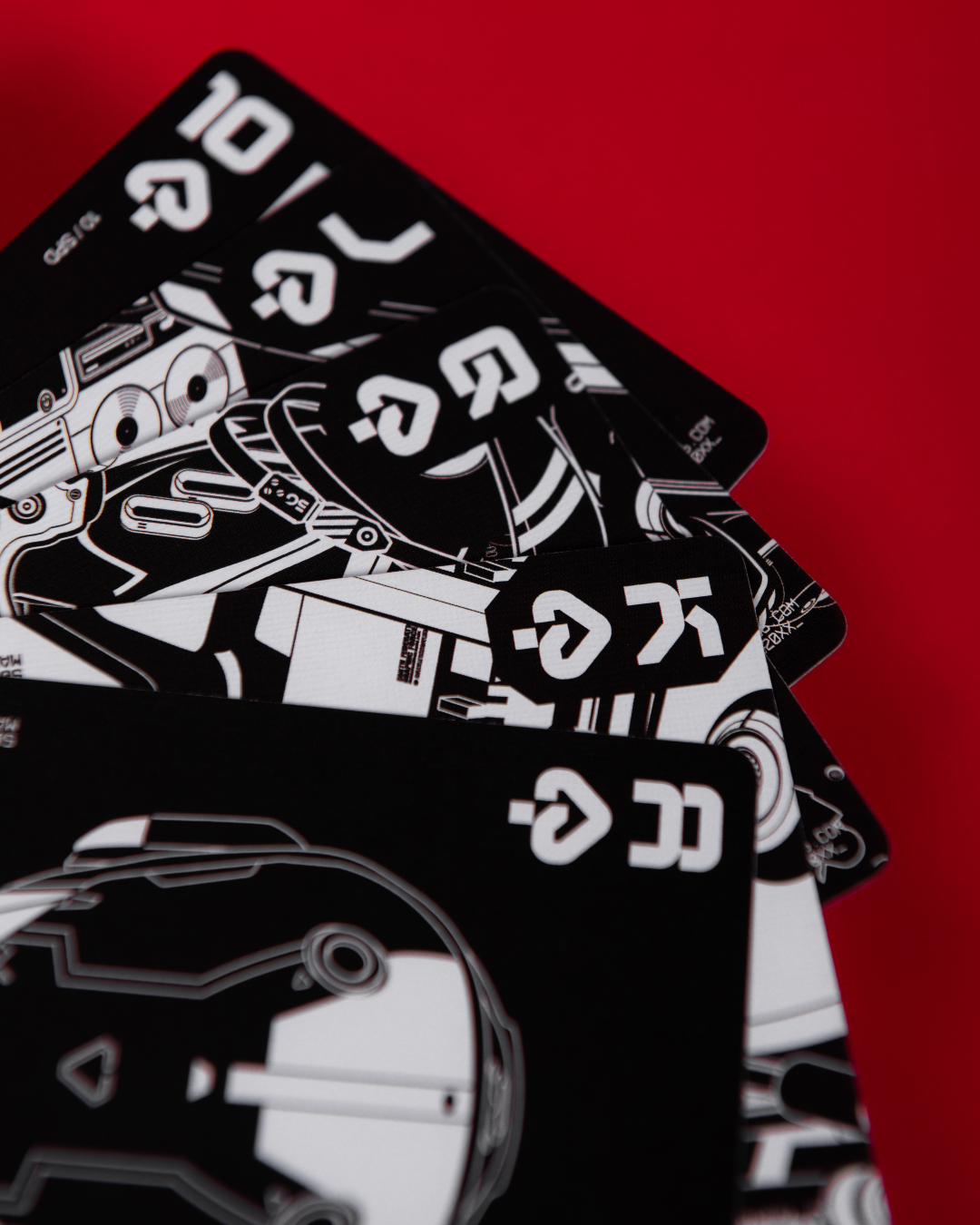 Bicycle Machine56 R-TYPE/2 Black Playing Cards