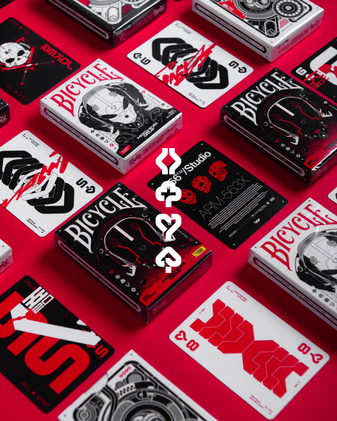 Bicycle Machine56 R-TYPE/2 Black Playing Cards