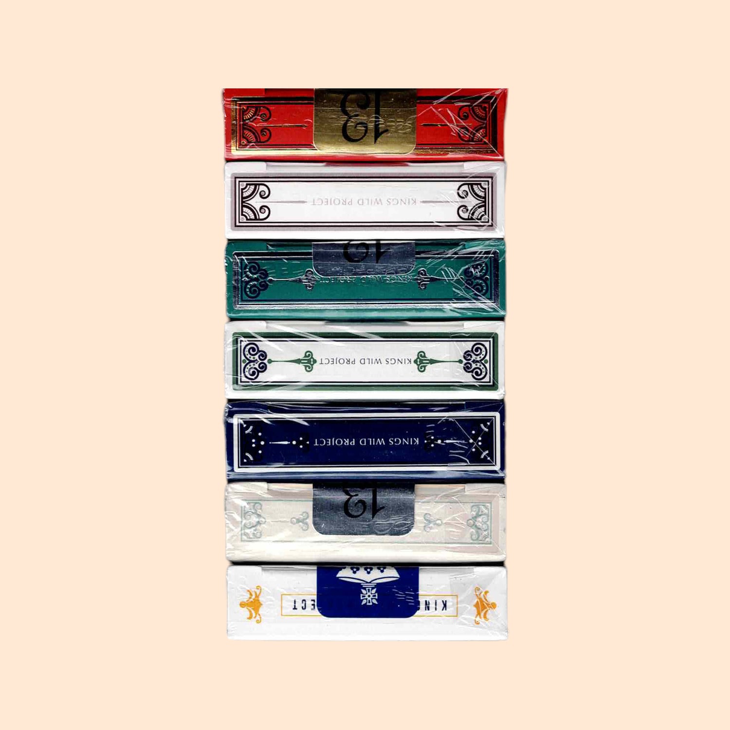 Tally Ho Scarlett Display Emerald Silver Pearl Players Turtle Playing Cards by Kings Wild Project
