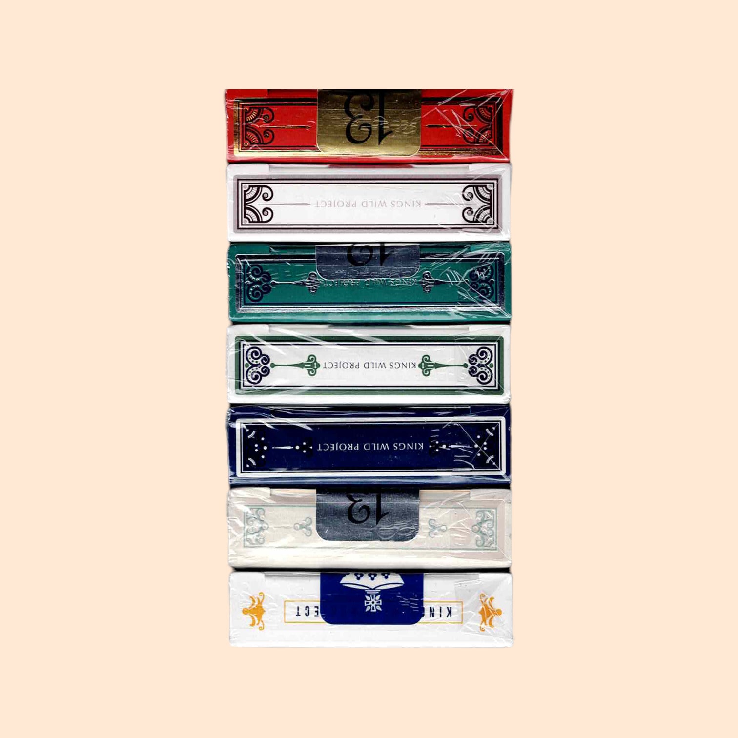 Tally Ho Scarlett Display Emerald Silver Pearl Players Turtle Playing Cards by Kings Wild Project