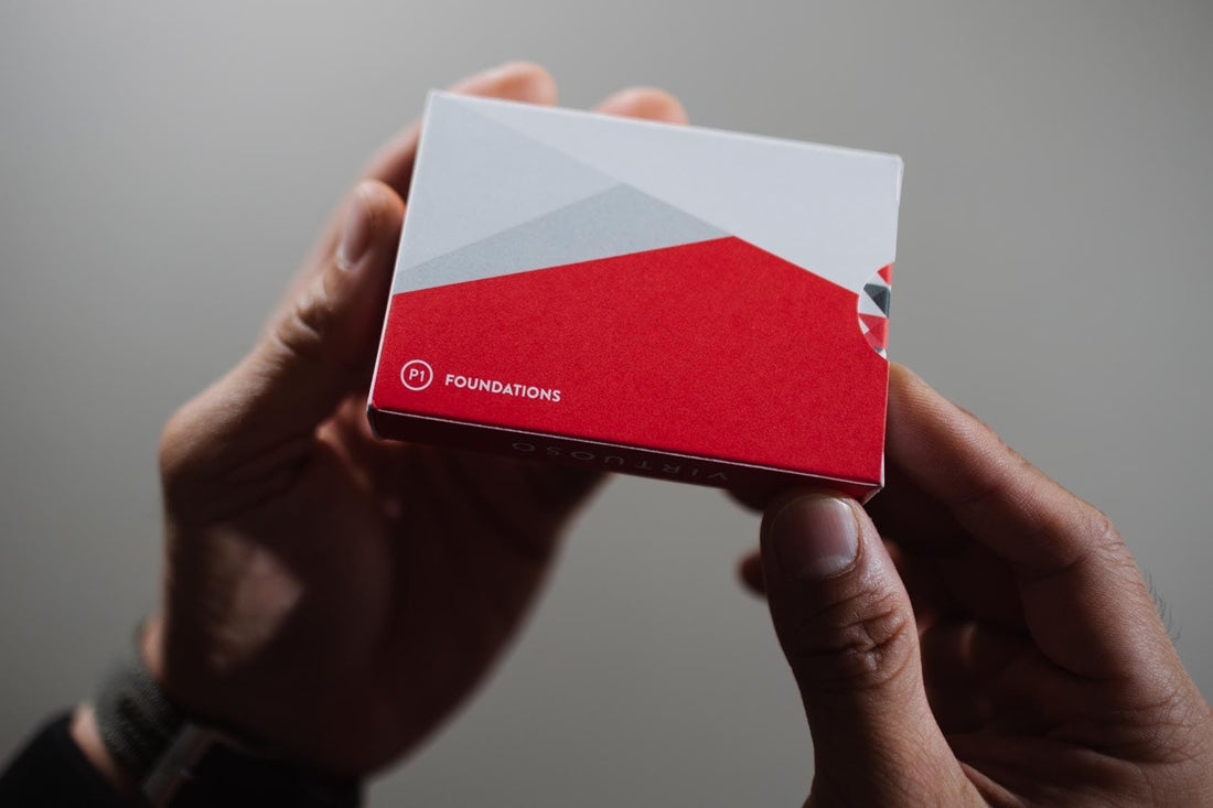 Virtuoso P1 Foundation Crimson Red Cardistry Cards [Dinged]