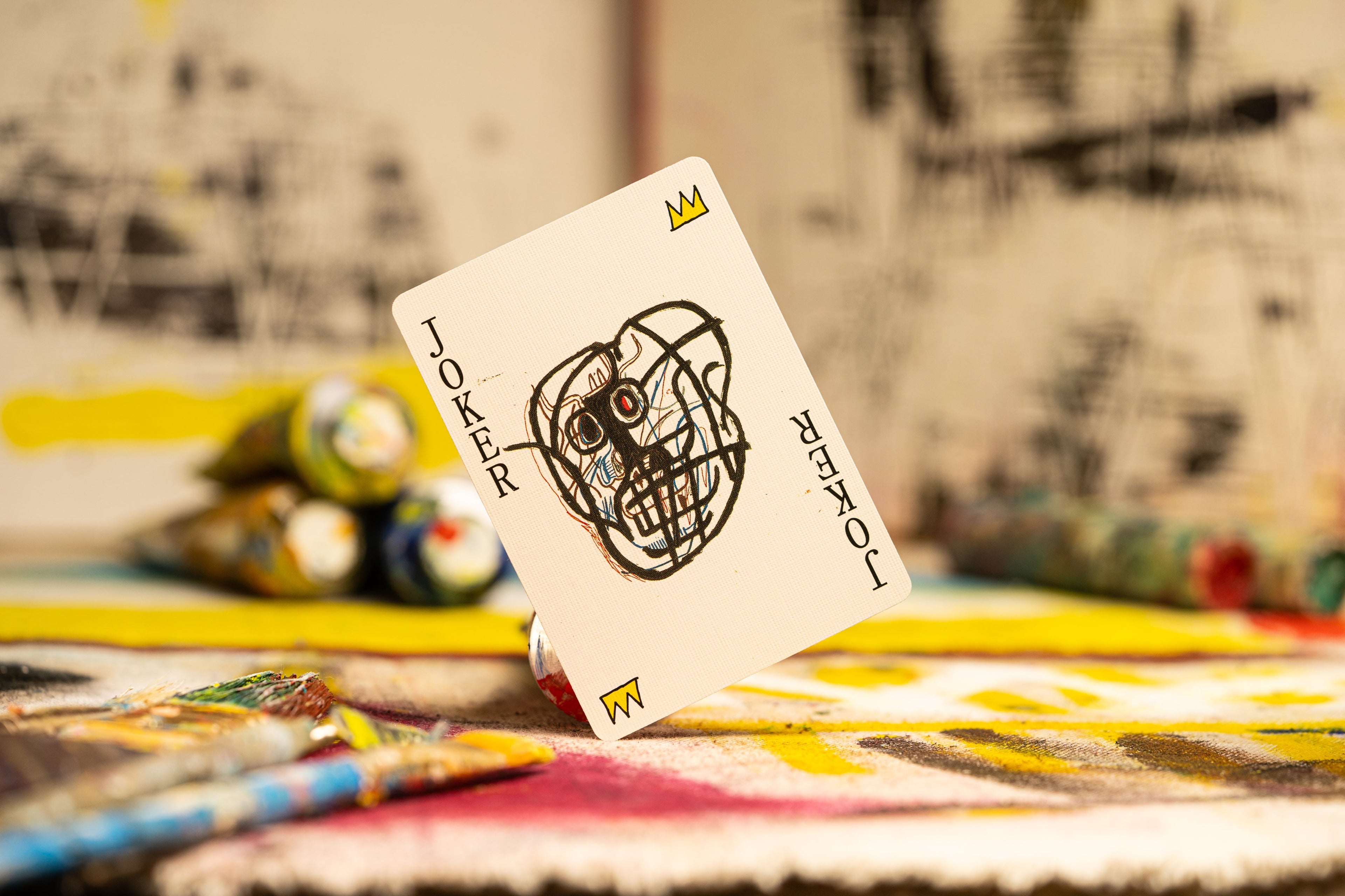 Jean-Michel Basquiat playing cards