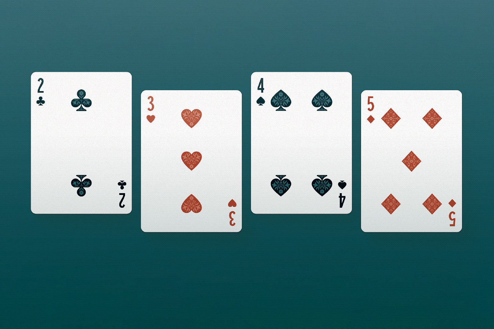 Bicycle Aviary Red & Green Playing Cards