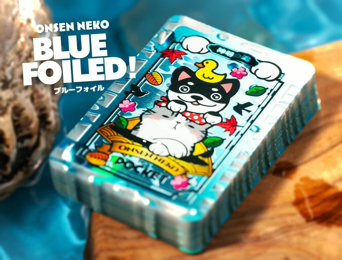 Onsen Neko POCKET Waterproof Travel-size Playing Cards Free Mini luggage