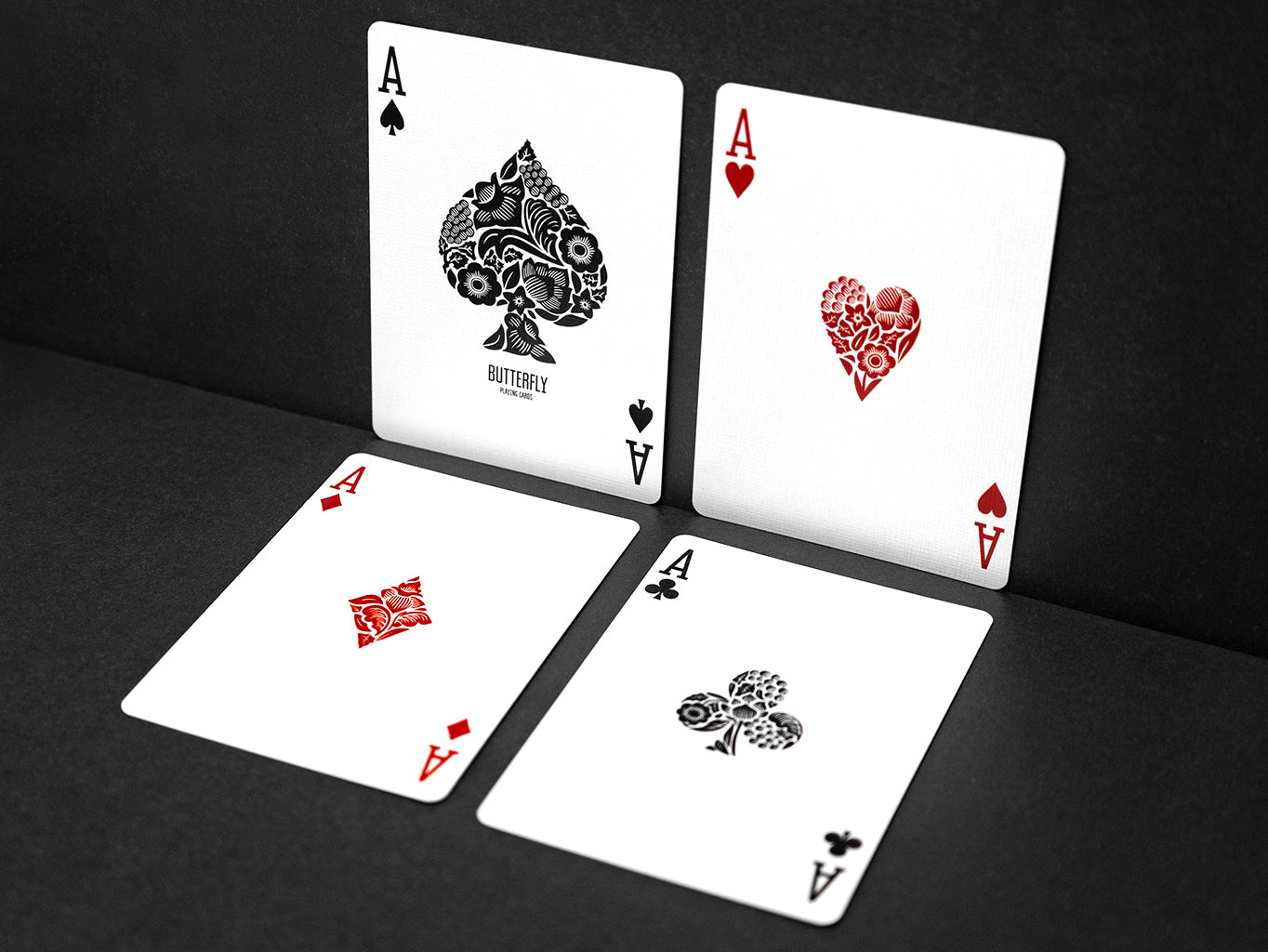 Butterfly Workers Edition Black Playing Cards