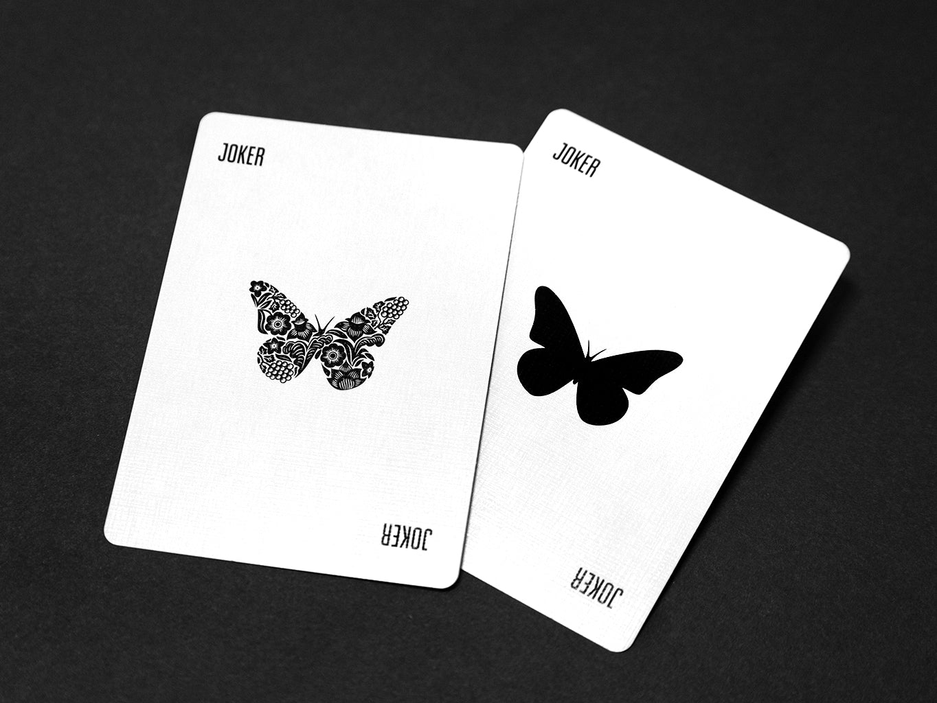 Butterfly Workers Edition Black Playing Cards
