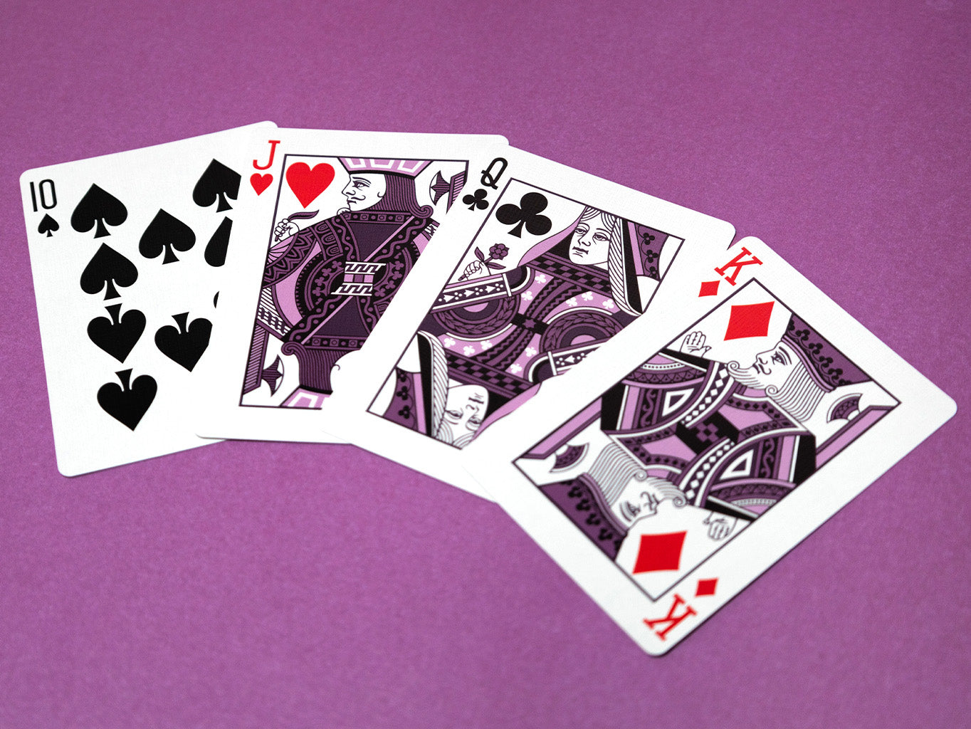 Butterfly Workers Edition Purple Playing Cards