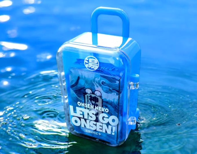 Onsen Neko POCKET Waterproof Travel-size Playing Cards Free Mini luggage
