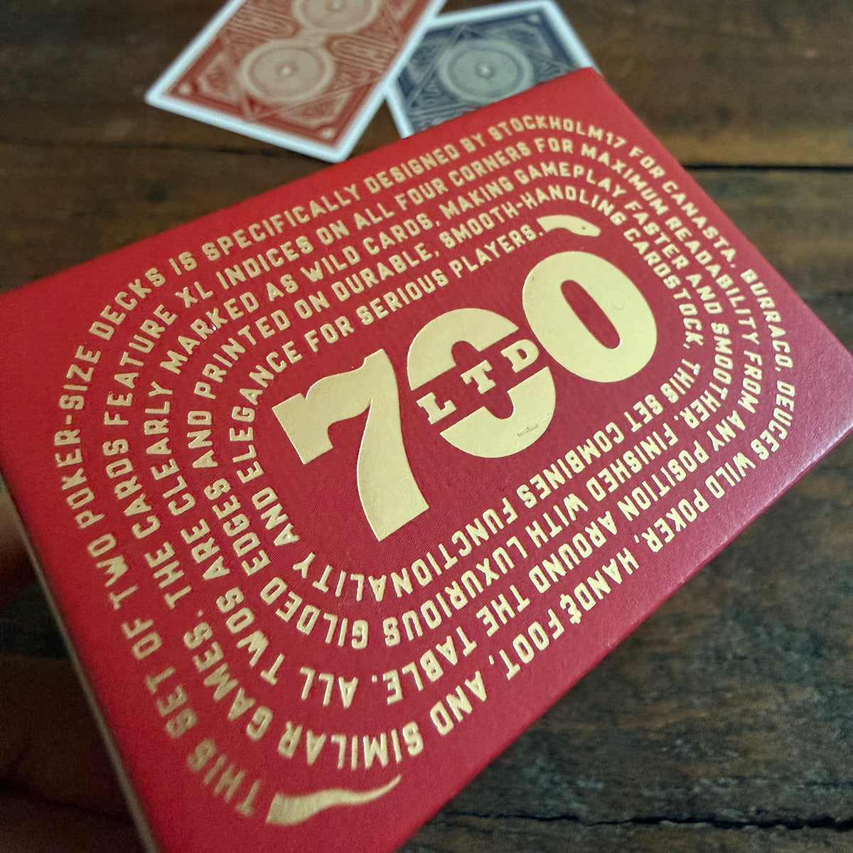 Dazzling Deuces LTD700 (Twindecks with gilded edges)