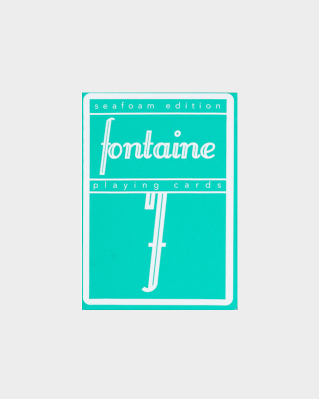 Seafoam Fontaine Cardistry Cards