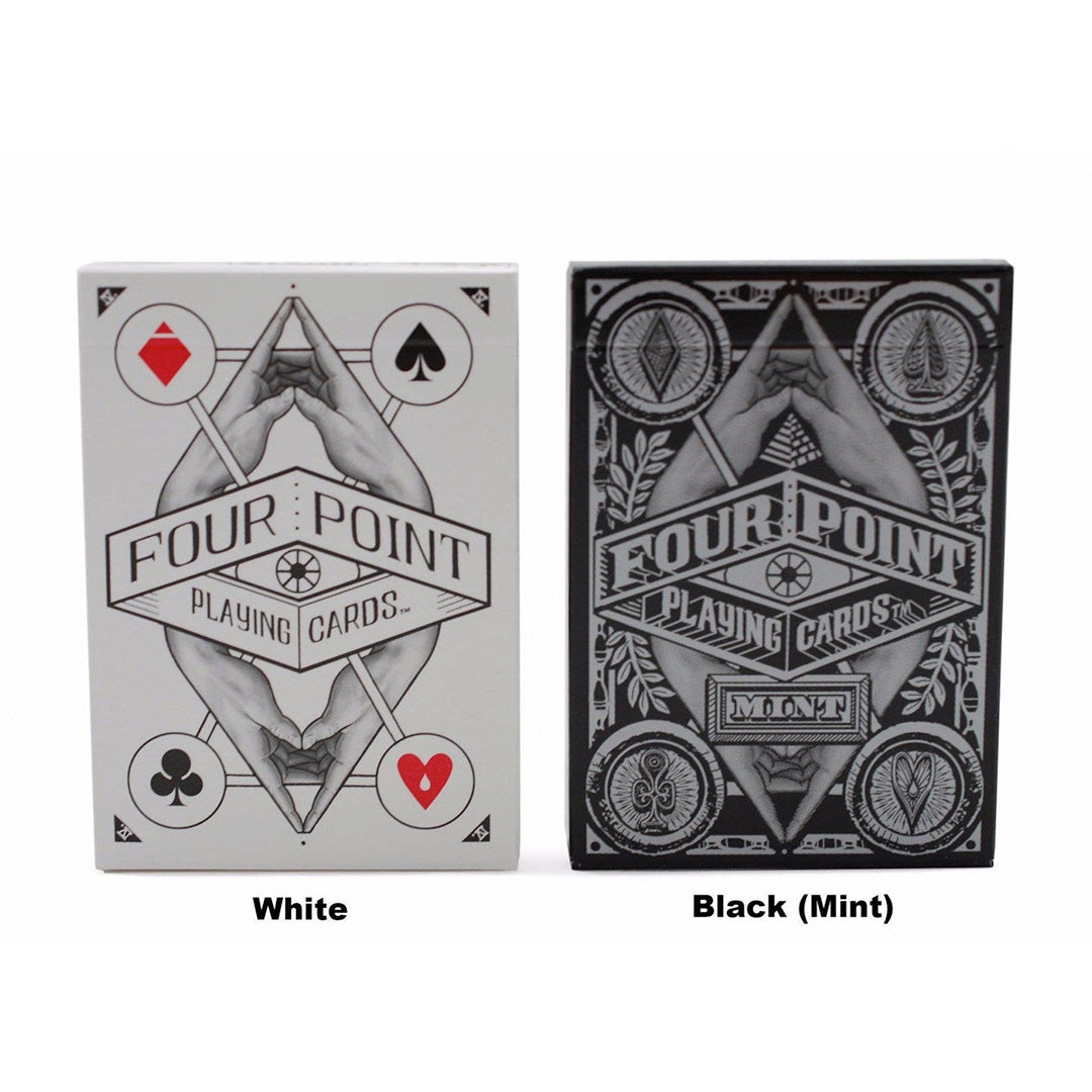 1st Edition White + Black (Mint) Four Point Playing Cards
