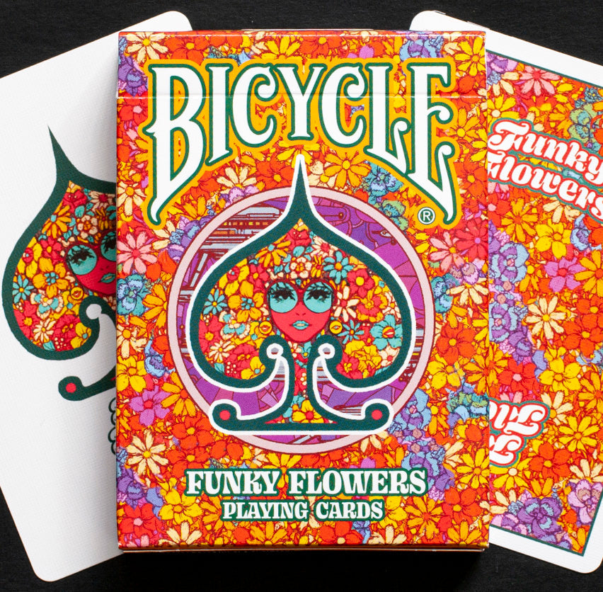 Bicycle Funky Flowers Playing Cards