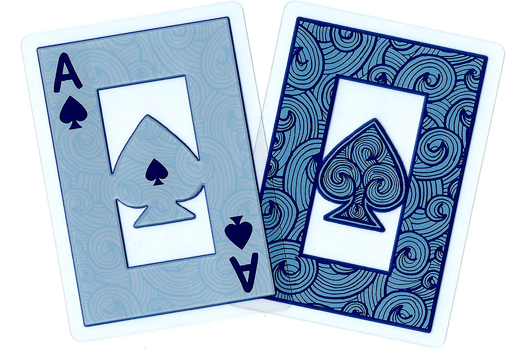 Hoyle waterproof 100% Plastic Transparent Playing cards